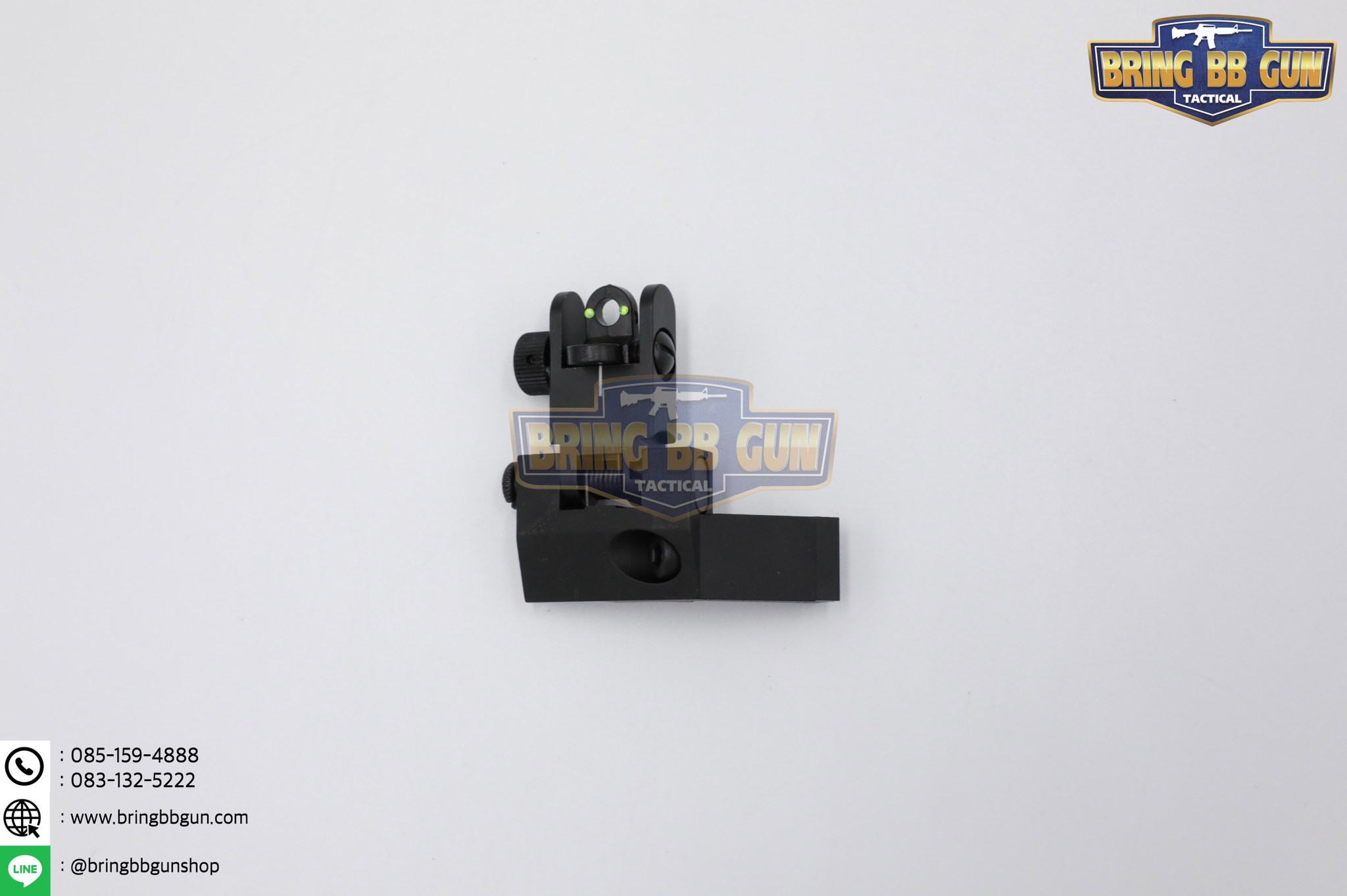 ศูนย์หน้า-หลังเฉียงพับได้แบบโลหะ รุ่น ศูนย์เล็งเรืองแสง