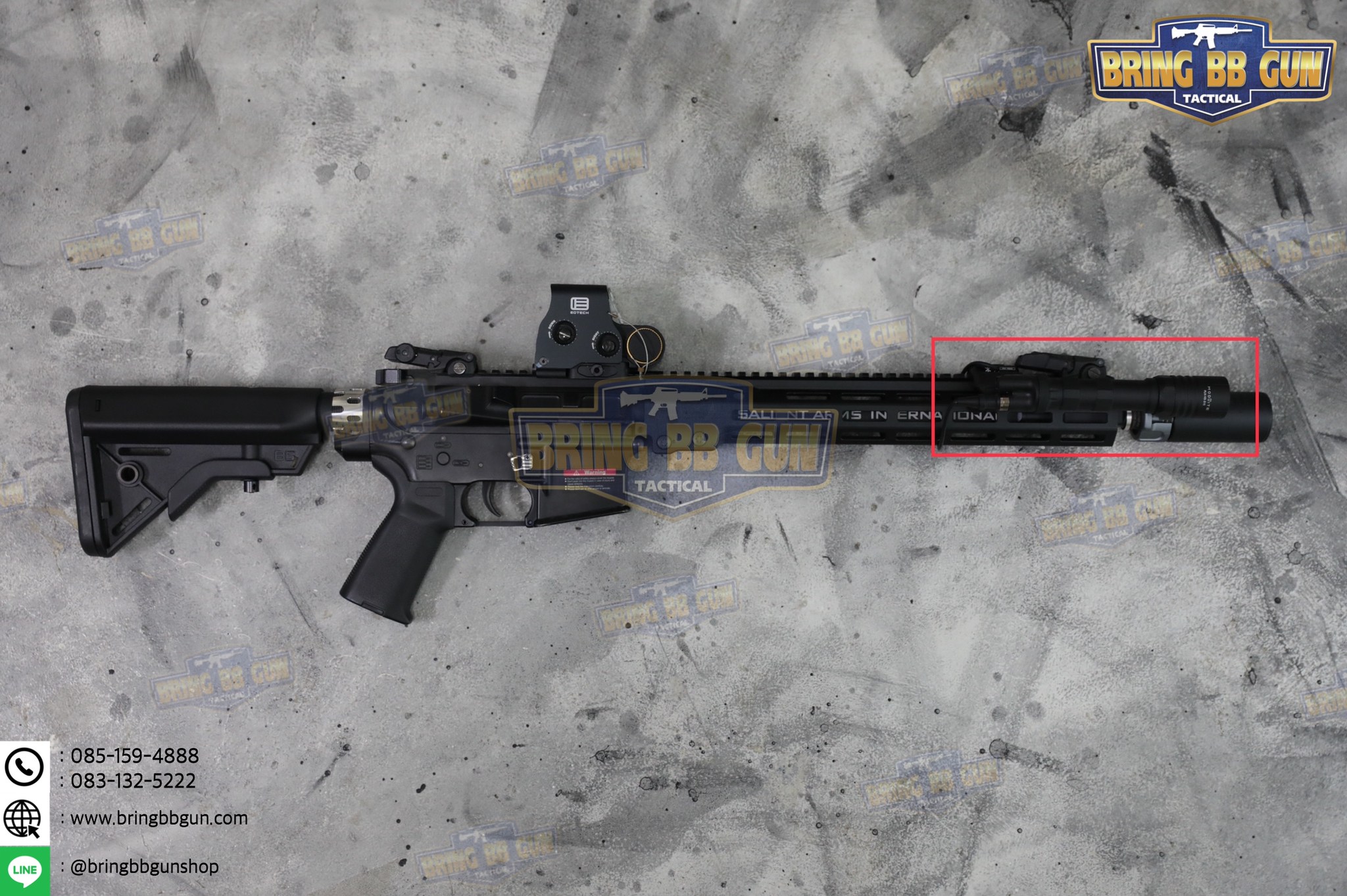 ไฟฉายติดปืน ทรง Modlite รุ่น WML PLHv2-18650 (รุ่นยาว) (หลอดLED)