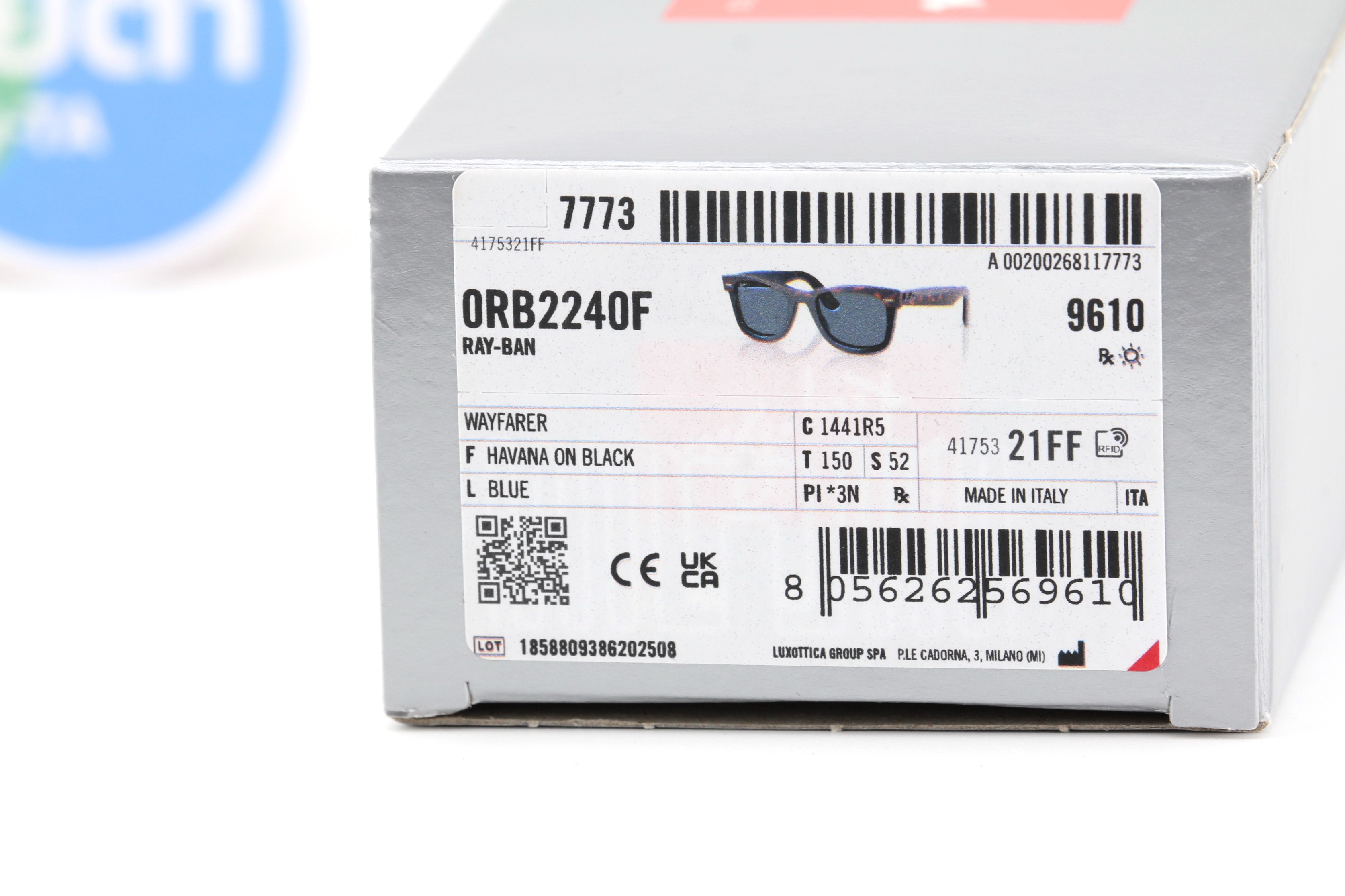 RayBan Wayfarer RB2240F 1441R5 STREET NEAT