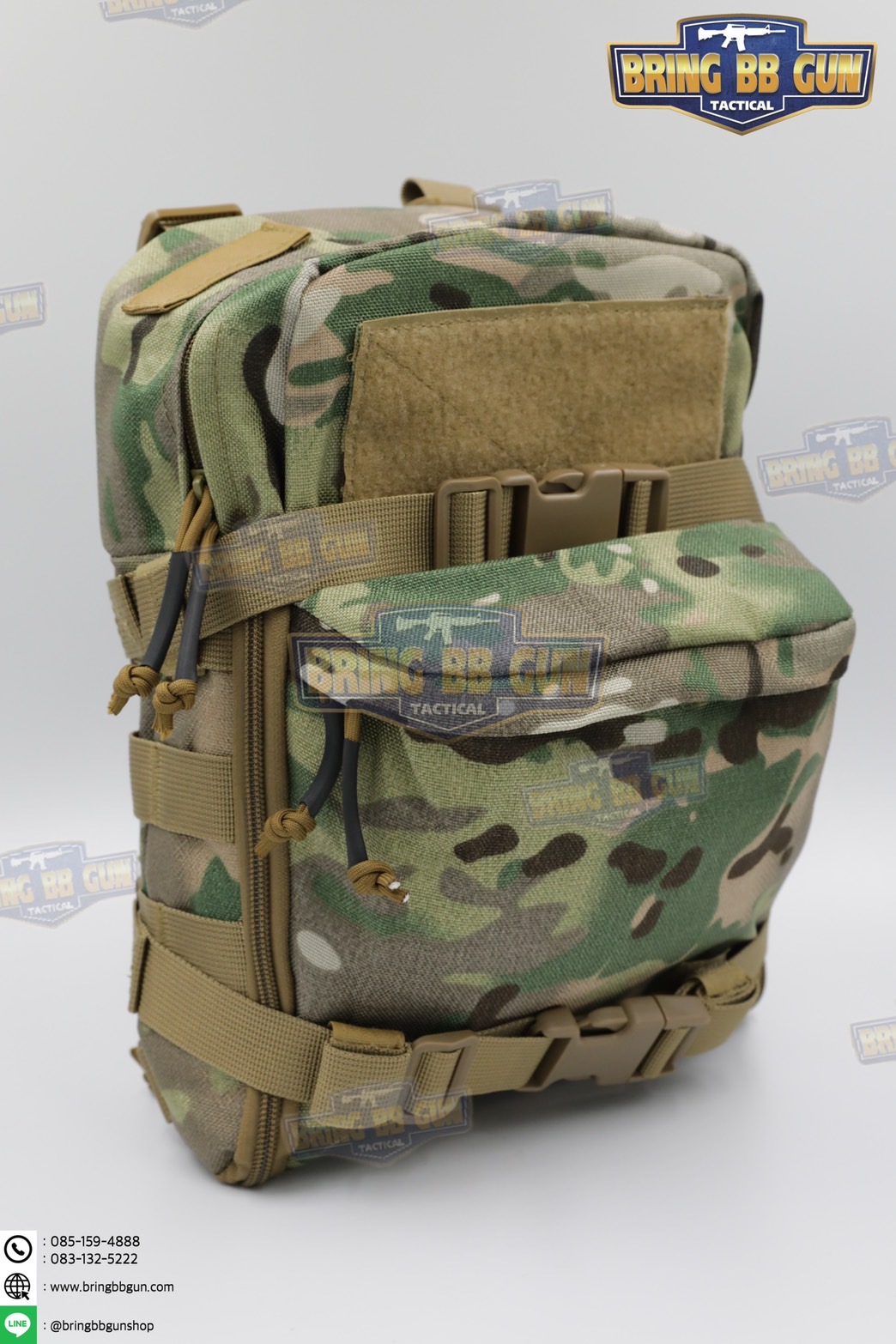 กระเป๋าติดเวส รุ่น MHP (กระเป๋าติดหลังเสื้อเวส) (Mini Hydration Pack) (Hydro Pack) (Back Panel Tactical Supplement)