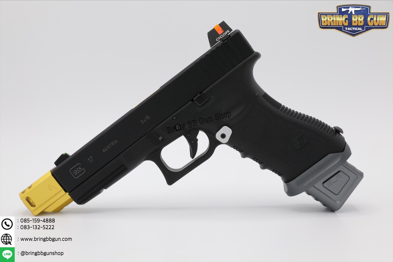 ศูนย์หน้า-หลัง Glock ยี่ห้อ Poseidon รุ่น Cyclops (Poseidon Cyclops Sight for Glock)