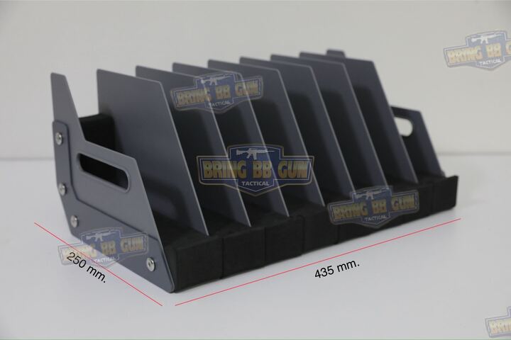 ชั้นวางปืนสั้น (ช่วยจัดเก็บปืนสั้นให้เป็นระเบียบ) (Pistol Stroage Rack)