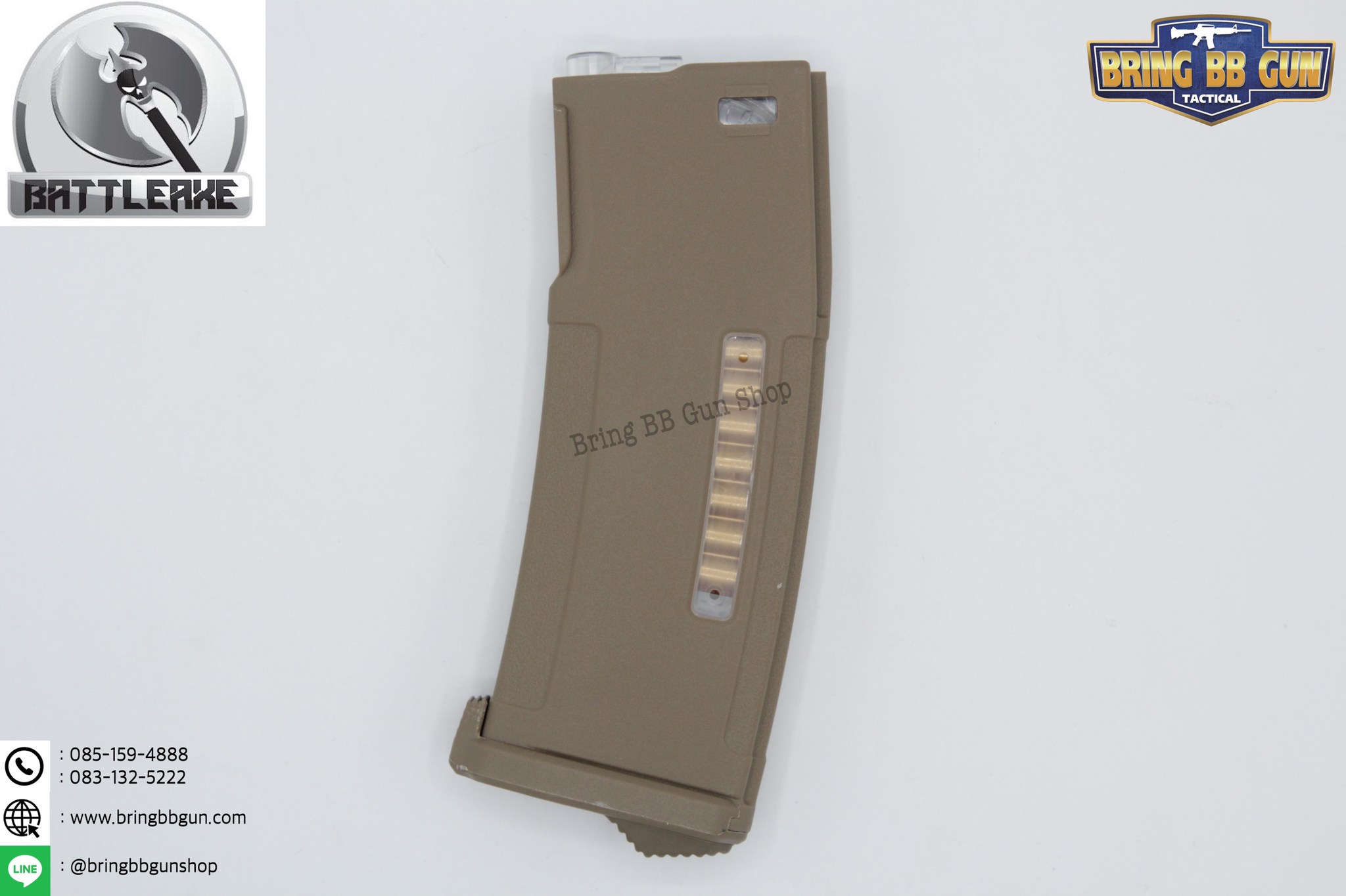 แม็กกาซีน M4 ยี่ห้อ Battle Axe แบบstand ❌ไม่ต้องปั่น❌มี4ทรงให้เลือก ทรง P-mag / ทรง EPM / ทรง 002 / ทรง IMI Lancer