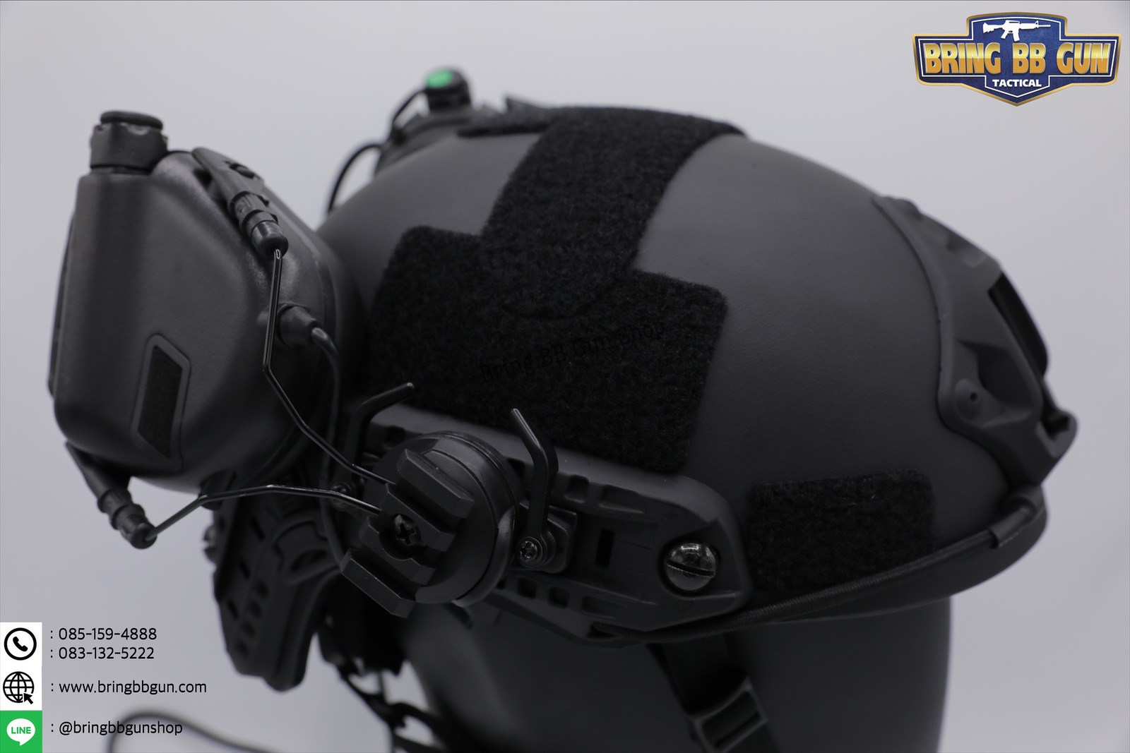 OX Horn Headset Bracket (อแดปเตอร์ขาจับหูฟังใส่รางข้างหมวกฟาส)