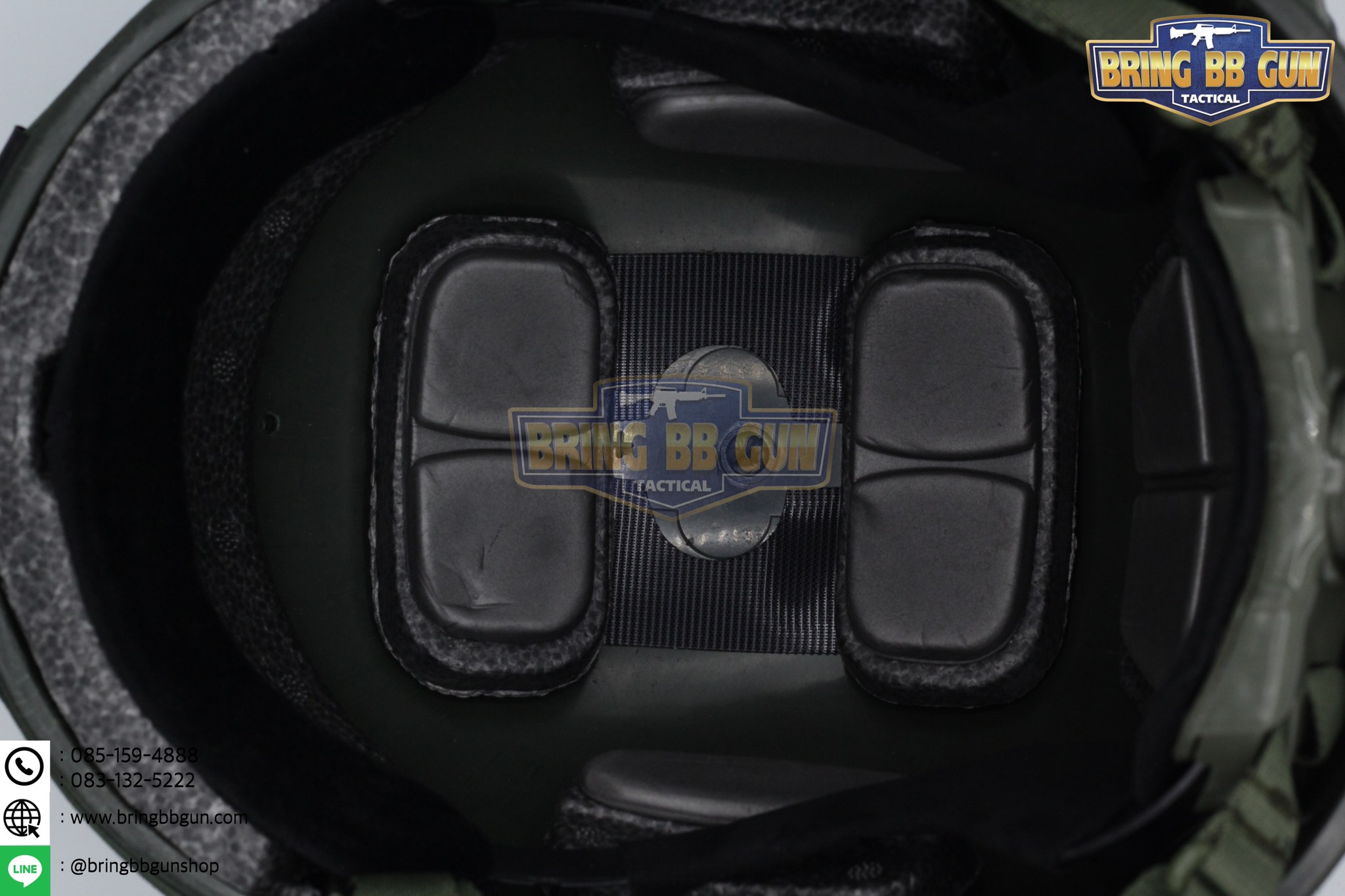 หมวก Fast ปรับท้ายทอยได้(หมวกฟาส) (Fast Helmet MH type) รุ่น Upgrade Version No holes ปรับรัดท้ายทอย