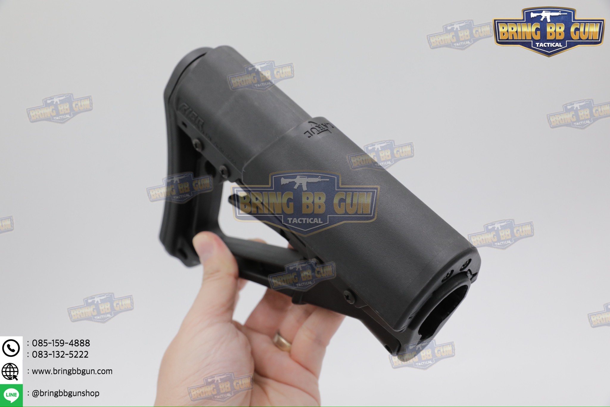 ที่รองแก้มพานท้าย CTR ทรง Larue RISR (Larue RISR for CTR/MOE) (Larue Tactical RISR) (Reciprocating Inline Stock Riser) (Cheek Riser)