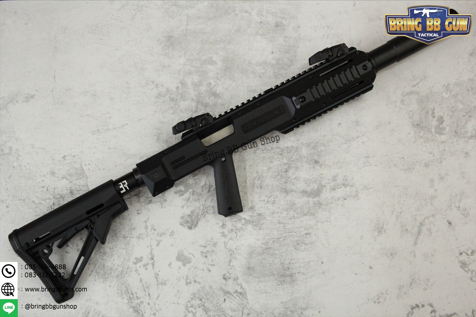 ชุดประกอบปืนสั้น H.E.R.A. Arms สำหรับปืน M1911 พร้อมพานท้าย CTR (Hera Arms 1911 Carbine Conversion Kit) (Toy Version)