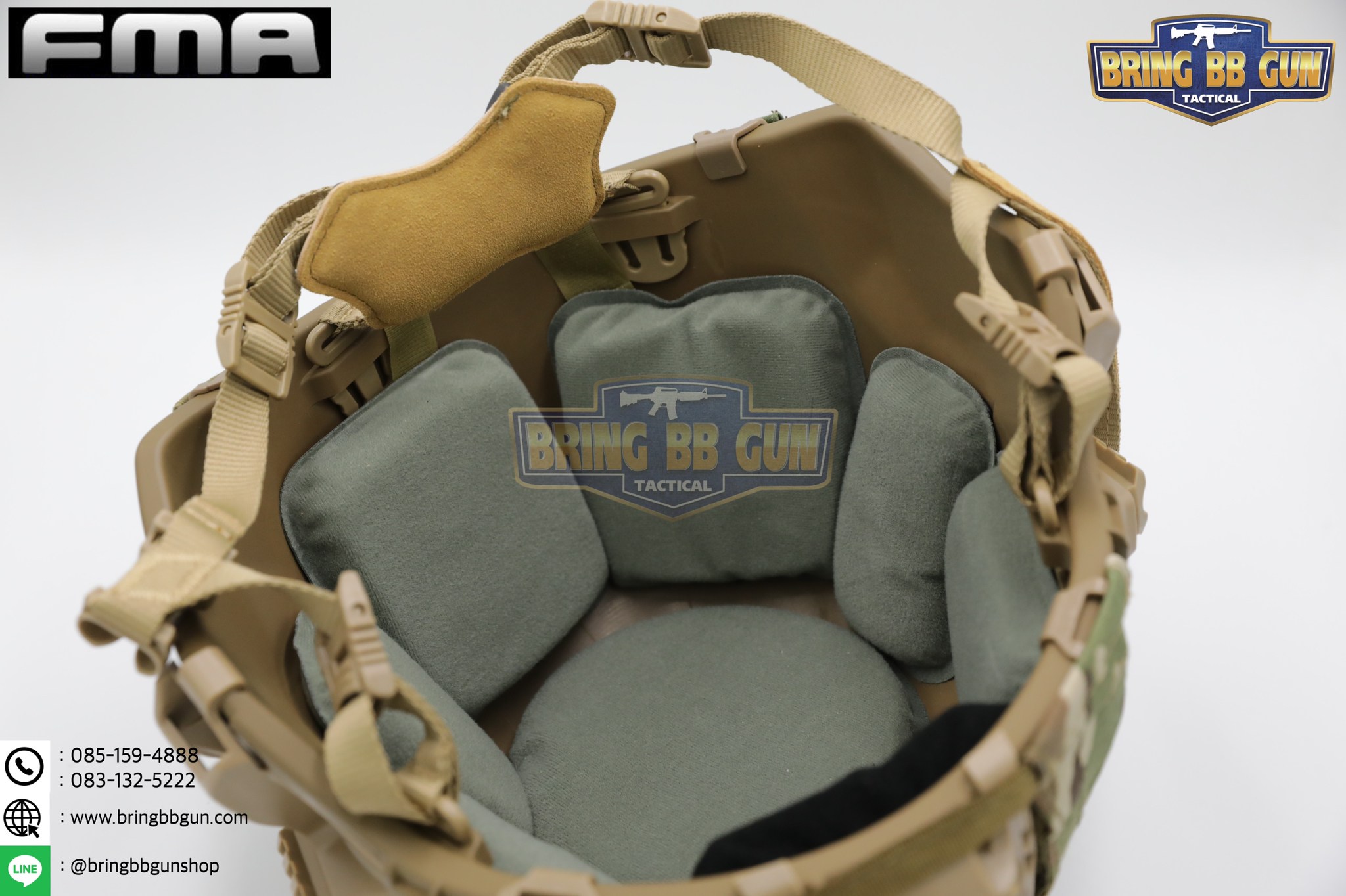 หมวก IHPS(หมวกทหาร) (IHPS Helmet) (Integrated Head Protection System Helmet) ยี่ห้อ FMA