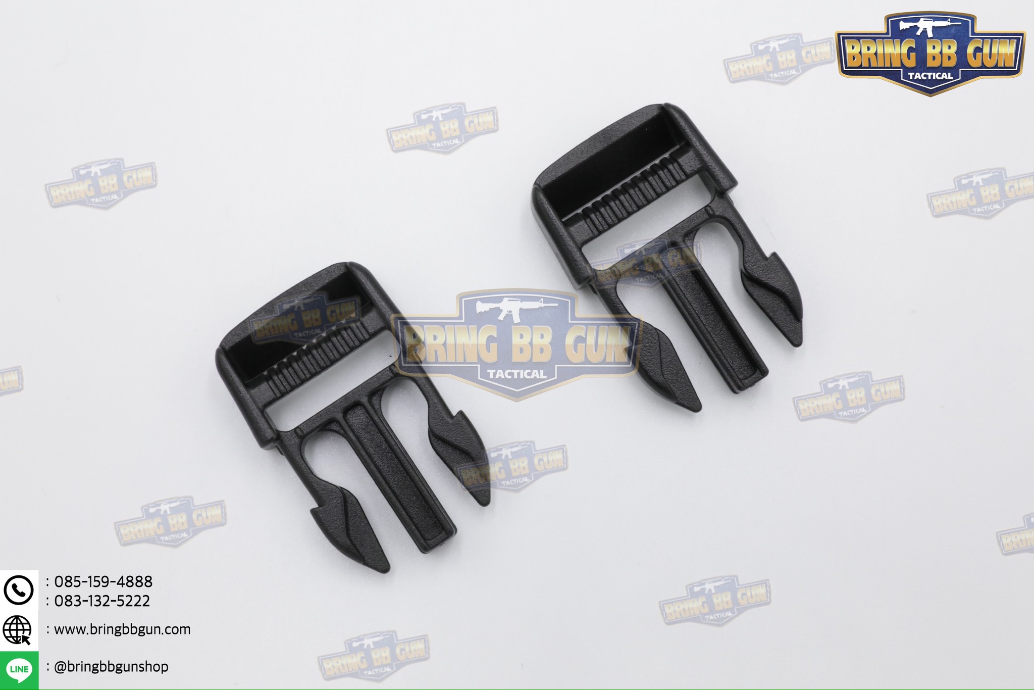 ตัวล็อคก้ามปู Molle Buckle ทรง ดูราเฟล็กซ (Mojave Dual Quick Attach Buckle) (ก้ามปูเสริมแต่งเวส) (Side Release Buckle) (Molle Buckle)