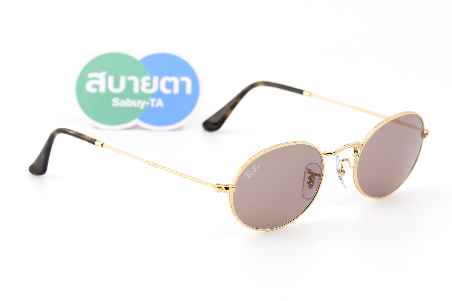 RayBan Oval RB3547 001/1A (ทรงรี)