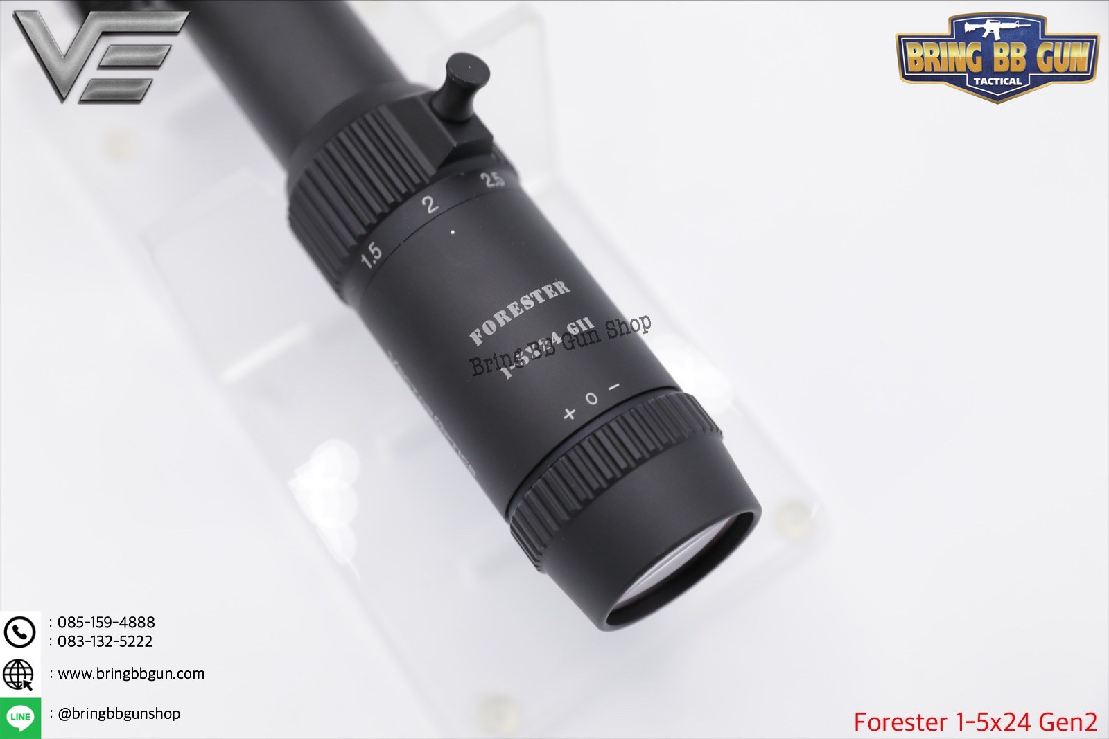 สโคปยิงไว ยี่ห้อ Vector Optics รุ่น Forester 1-5x24 Gen2 (Vector Optics Forester 1-5x24 Gen2)