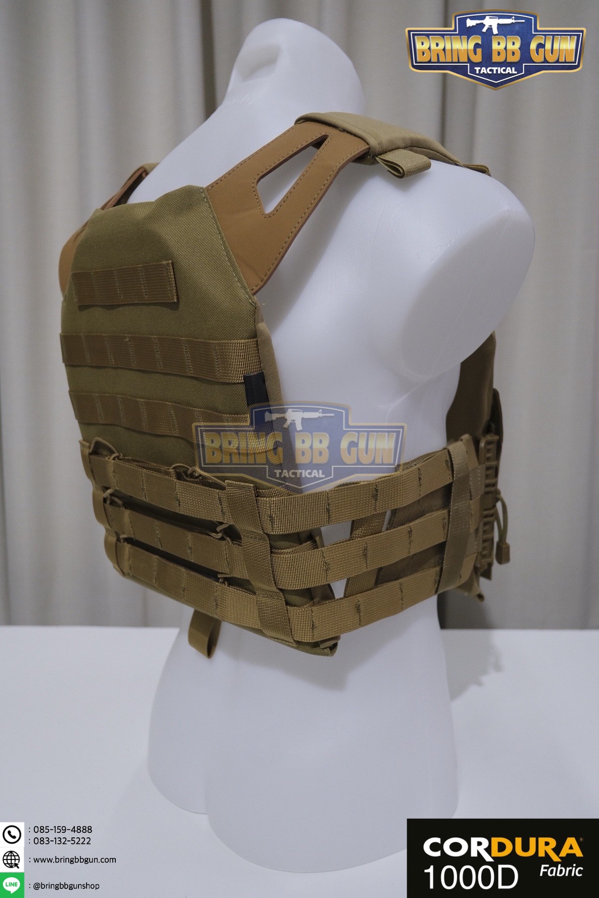 เสื้อเวส รุ่นJPC ปลดไว เนื้อผ้า 1000D (Quick Release JPC Set)