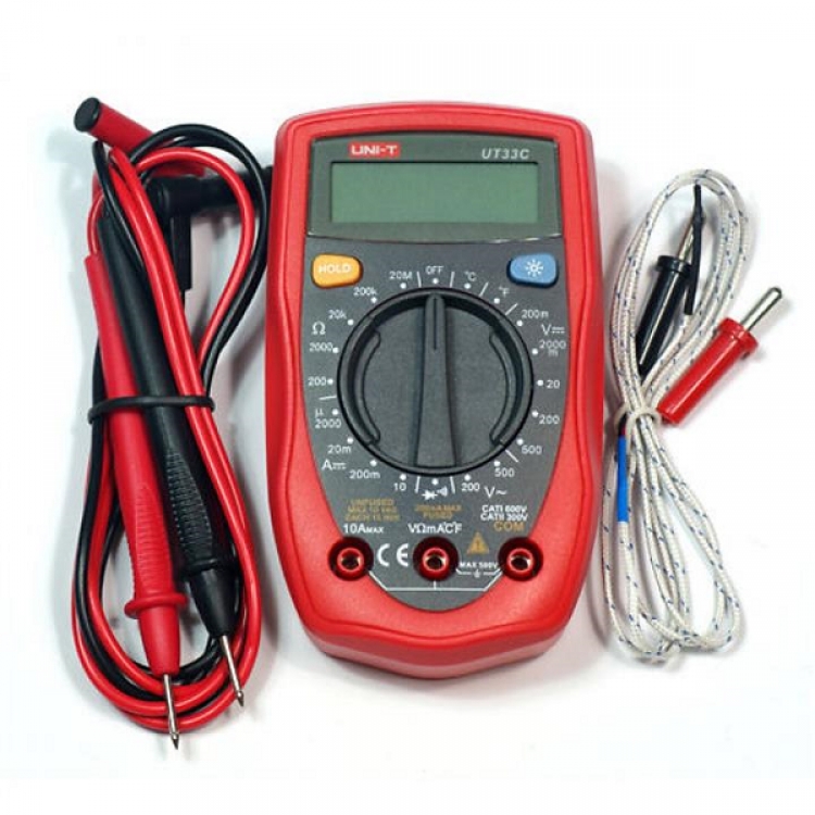 UNI-T UT33C มัลติมิเตอร์ดิจิตอล