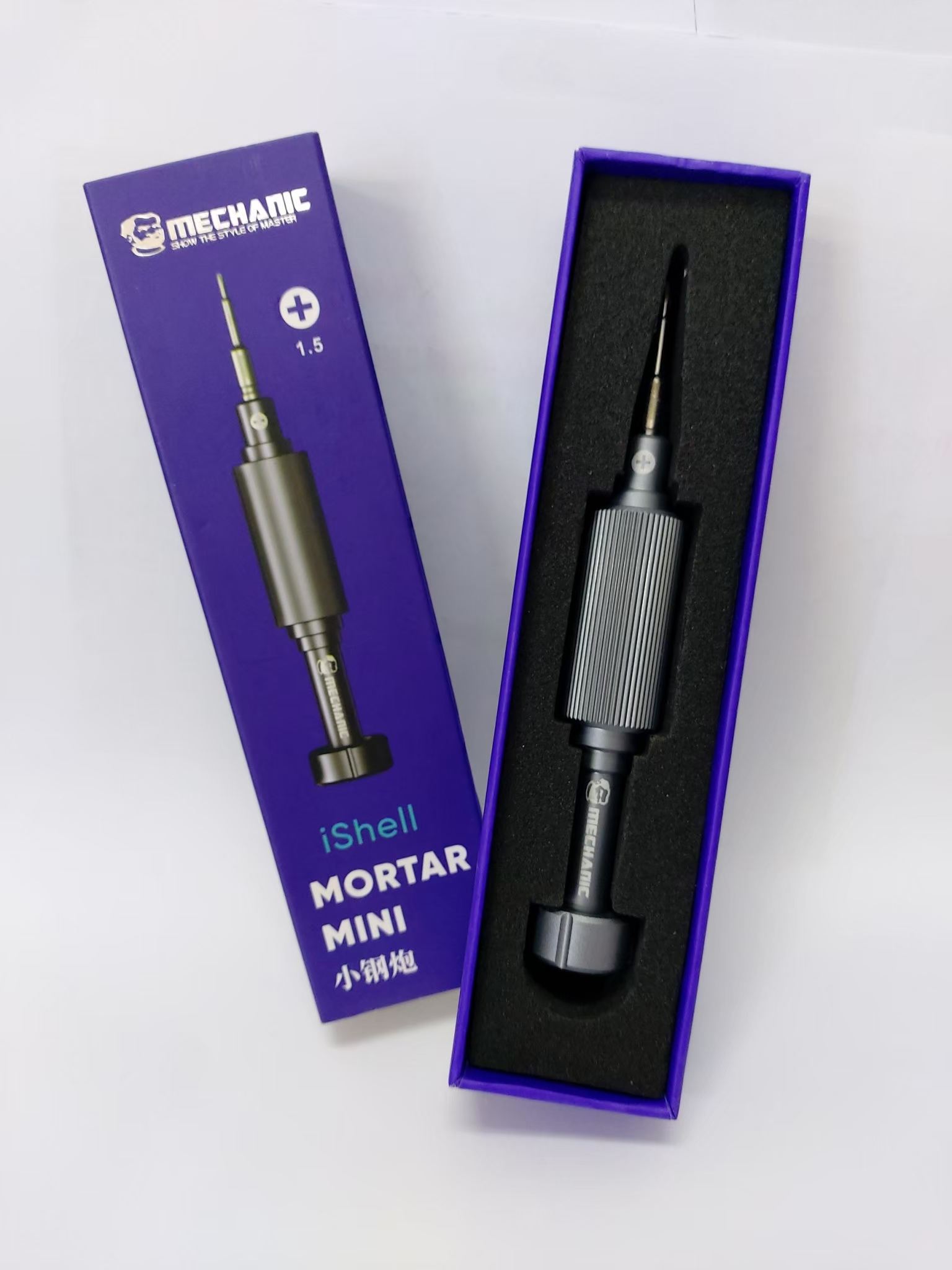 Mortar mini iShell ไขควง 4 แฉก 0.6 MM. (MECHANIC) SKU-03206