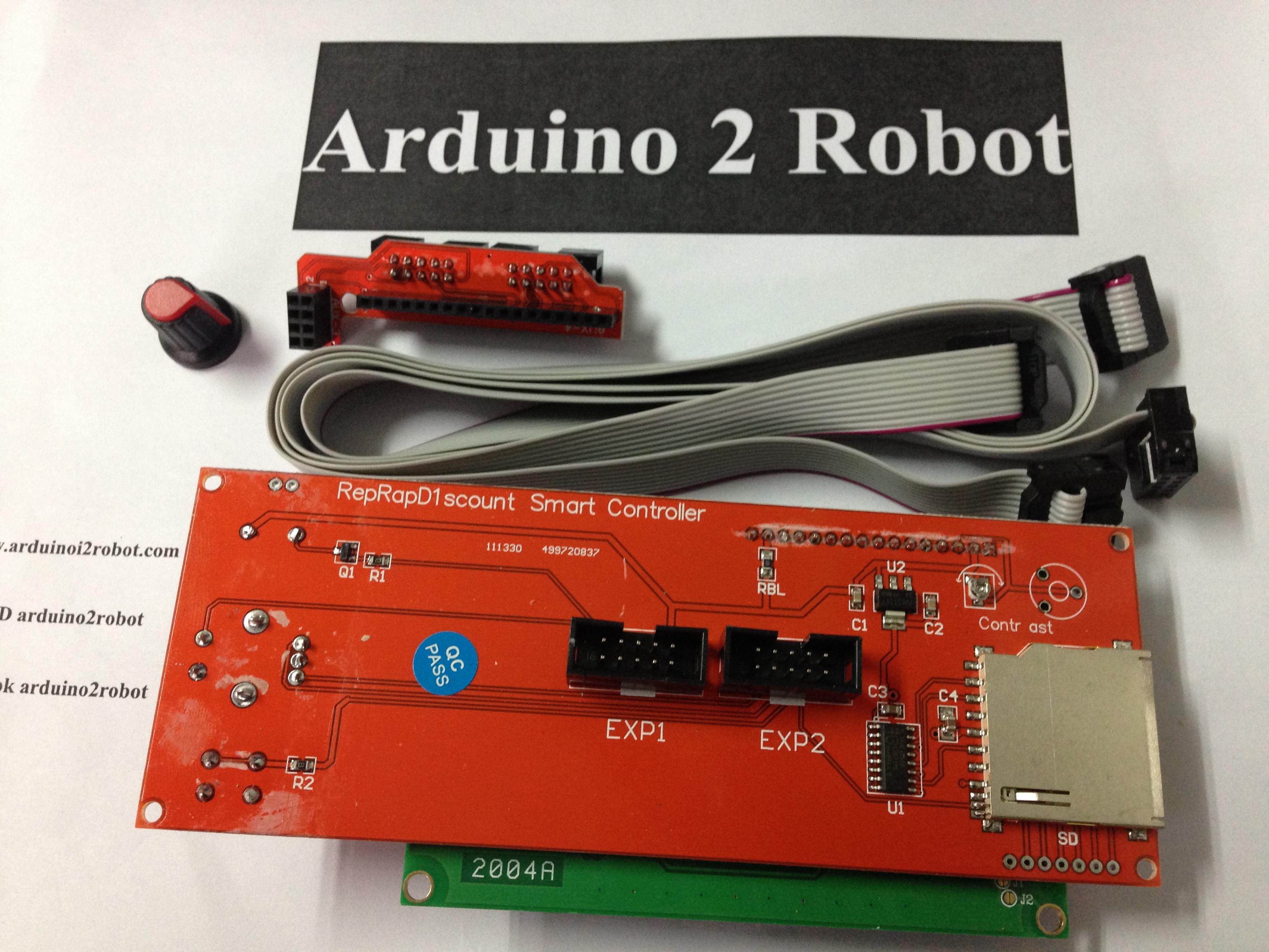 3D Printer 2004 LCD Reprap Smart Controller Reprap Ramps 1.4 2004LCD