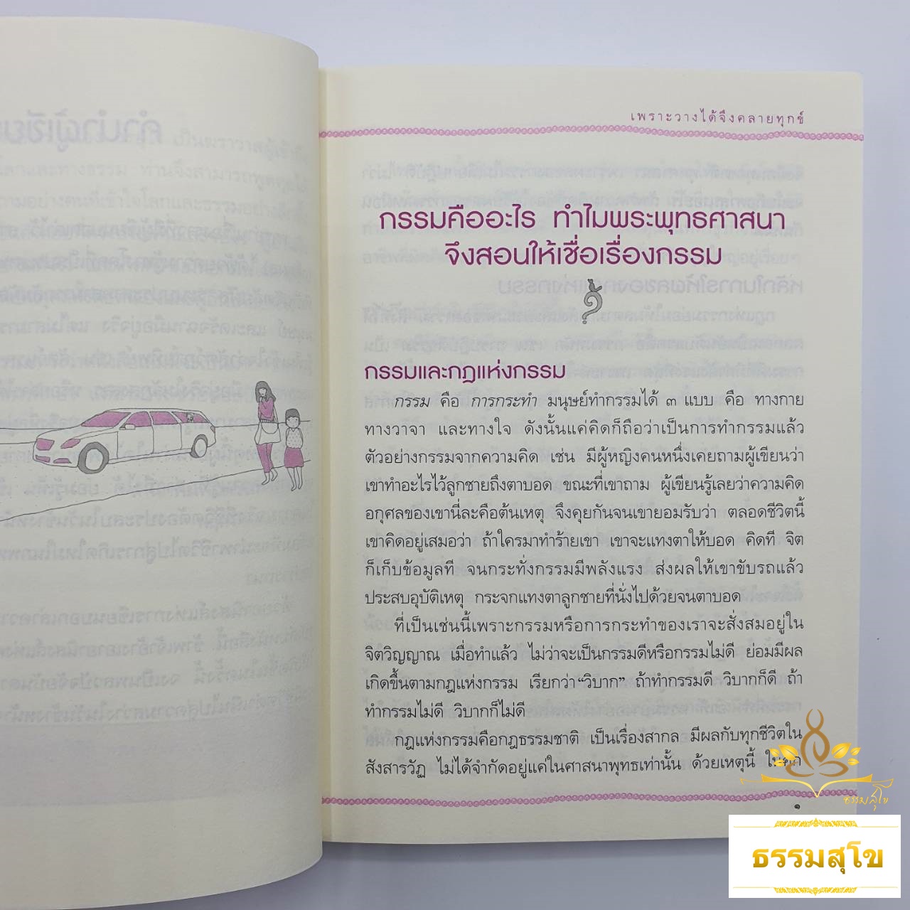 เพราะวางได้จึงคลายทุกข์ : ร้อยแปดคำตอบที่จะทำให้คุณสิ้นสงสัยและพ้นไปจากทุกข์