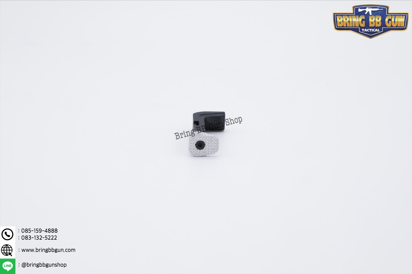 ปุ่มปลดแม็กกาซีน ปืนสั้นGlock งานอลูมิเนียม สำหรับปืนสั้น : Glock 17/18/19 (ยี่ห้อWE)