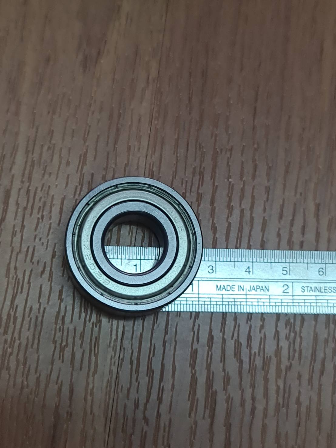 0000286 ลูกปืน 6202ZZ ตลับ ลูกปืน ตลับลูกปืน เม็ดกลม ร่องลึก ฝาเหล็ก 2 ข้าง