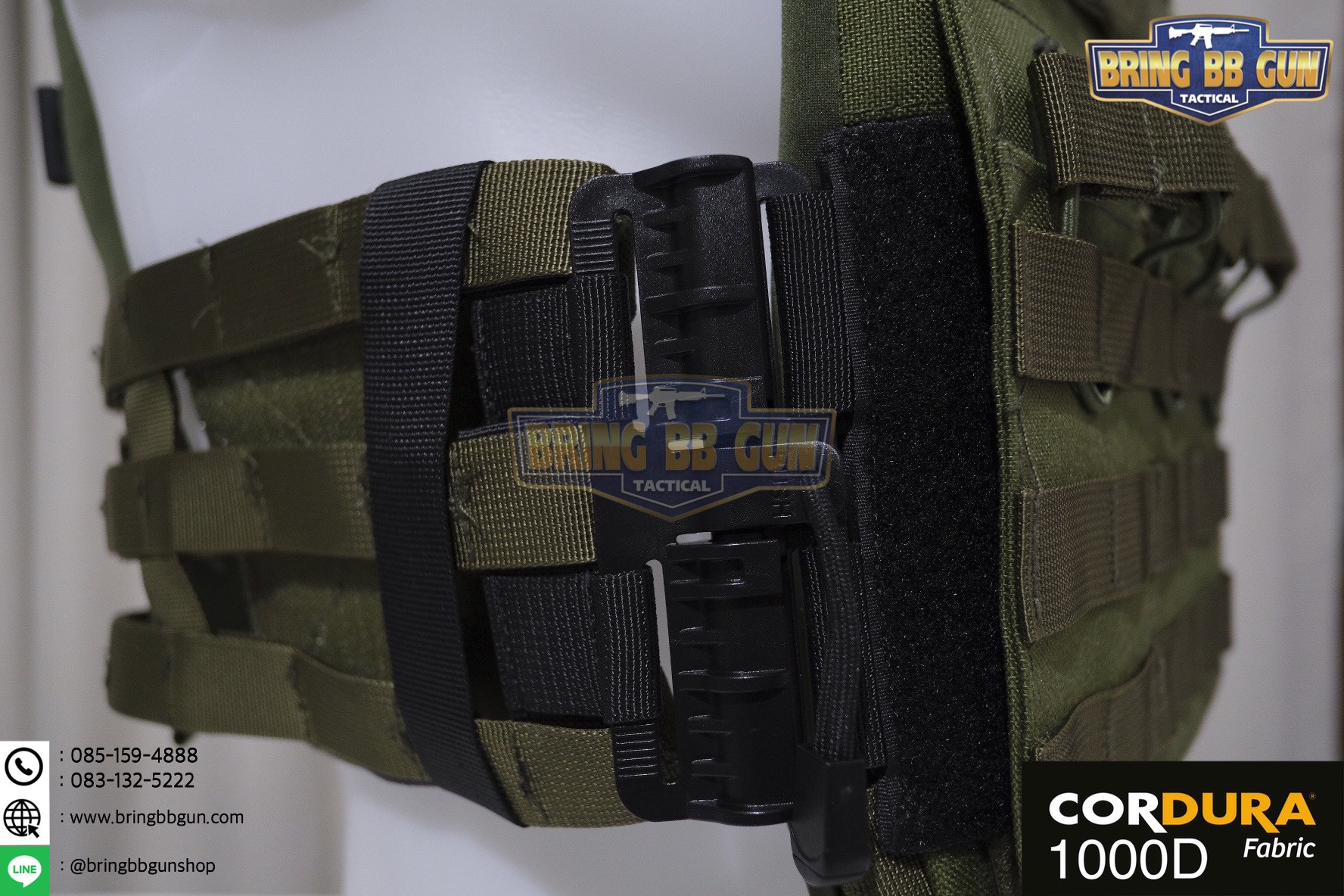 เสื้อเวส รุ่นJPC ปลดไว เนื้อผ้า 1000D (Quick Release JPC Set)