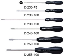 ไขควงปากแบน Hozan D-250-100
