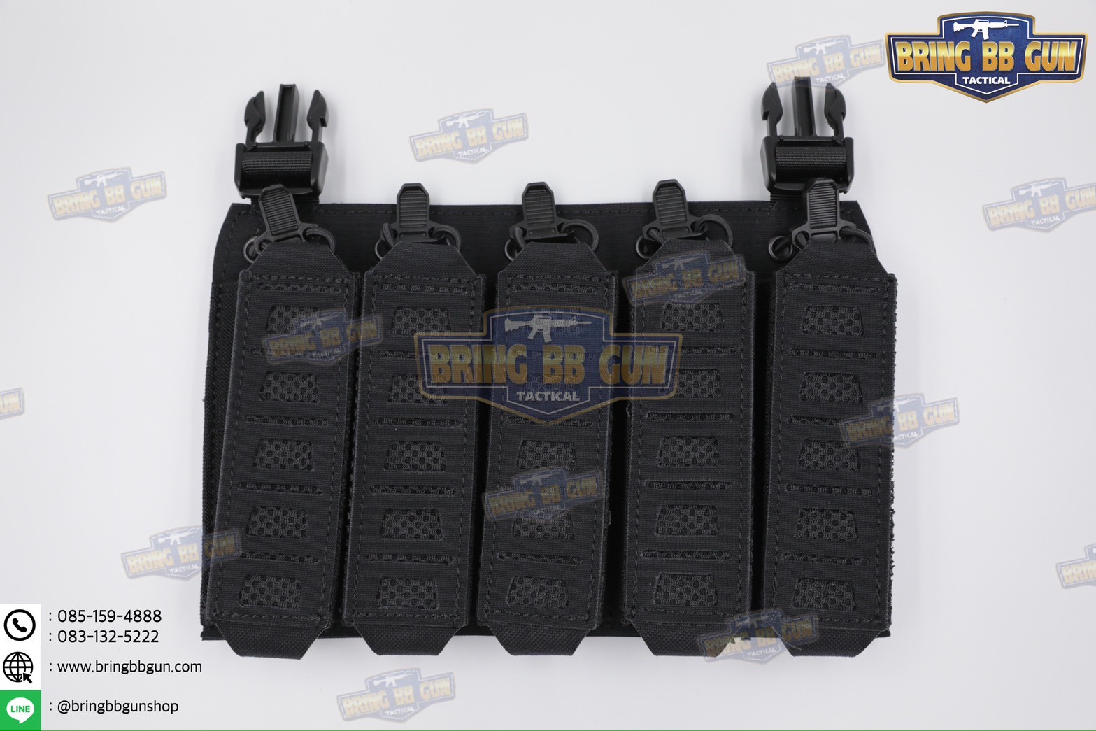 เพ้าแม็กกาซีน MP5/MPX ทรง Corso (SMG แบบ5ช่อง) (Front Panel Dagger for SMG) (Corso Tac.) (Velcro Panel)
