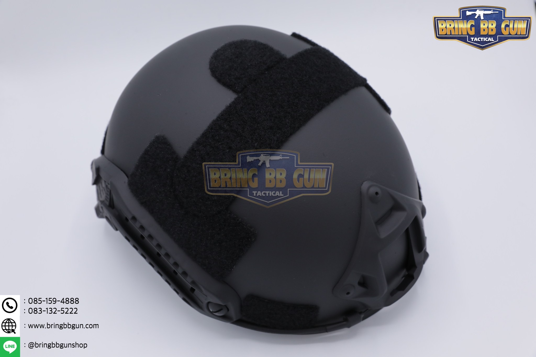 หมวก Fast ปรับท้ายทอยได้(หมวกฟาส) (Fast Helmet MH type) รุ่น Upgrade Version No holes ปรับรัดท้ายทอย