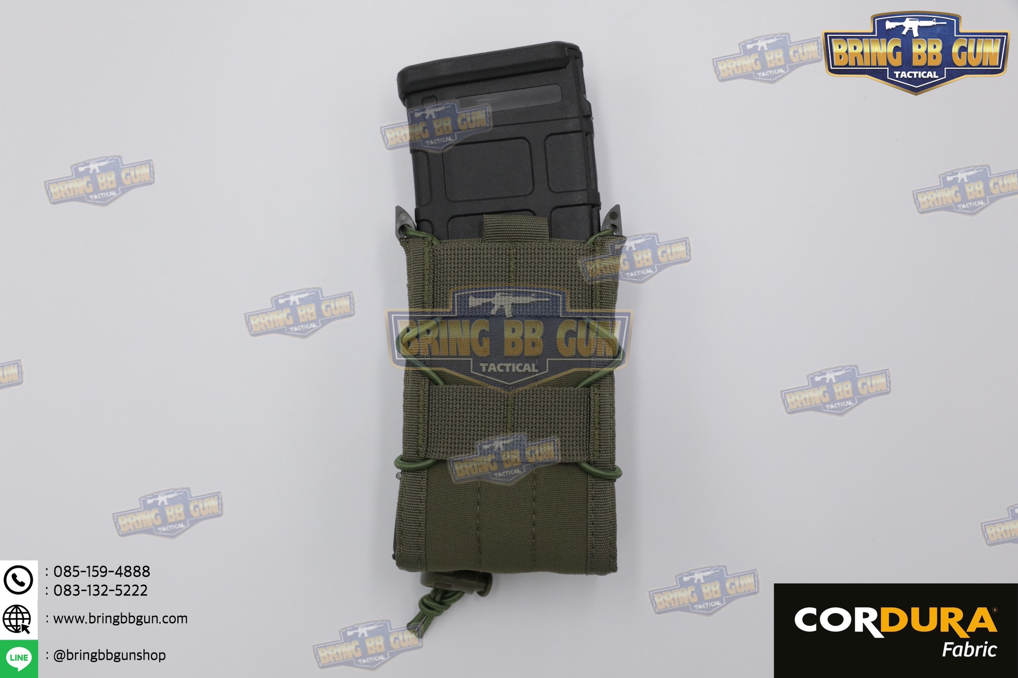 เพ้าแม็กกาซีน ทรง Tiger รุ่น 5.56 (ซองแม็กกาซีนเดี่ยวทรง TACO) (Tiger Type 5.56) (Tiger Type 5.56 Magazine Pouch) (Magazine Pouch)