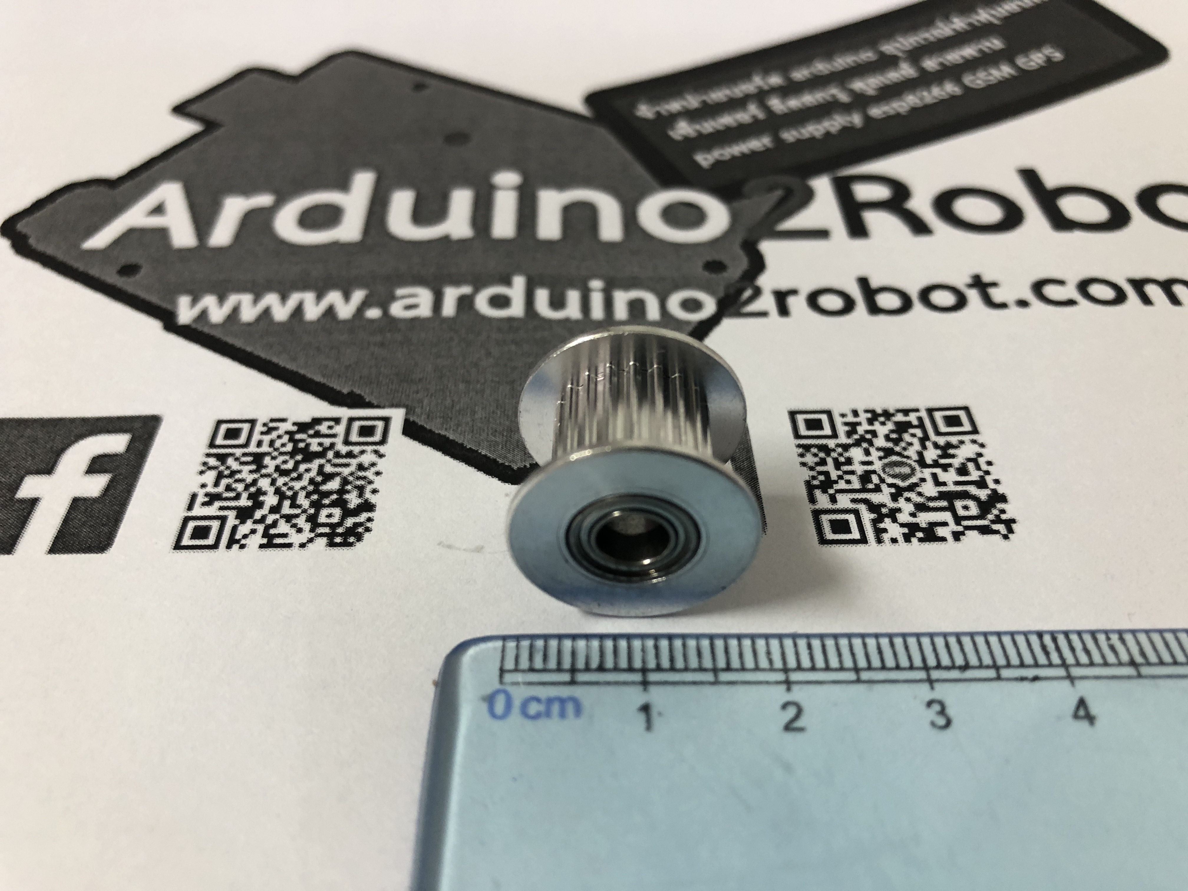 Wheel Pulley 20 ฟัน สำหรับสายพานกว้าง 10mm (ใส่แกน 5mm)