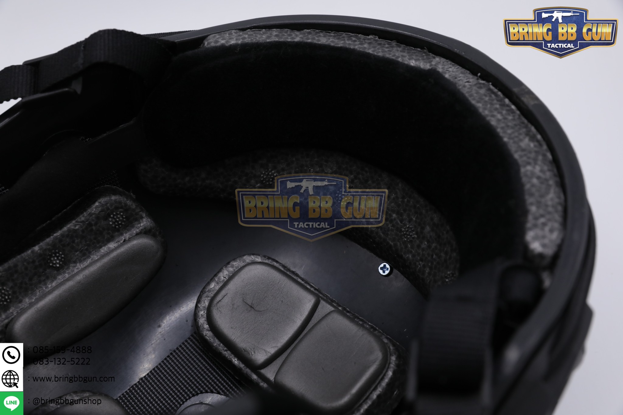 หมวก Fast ปรับท้ายทอยได้(หมวกฟาส) (Fast Helmet MH type) รุ่น Upgrade Version No holes ปรับรัดท้ายทอย