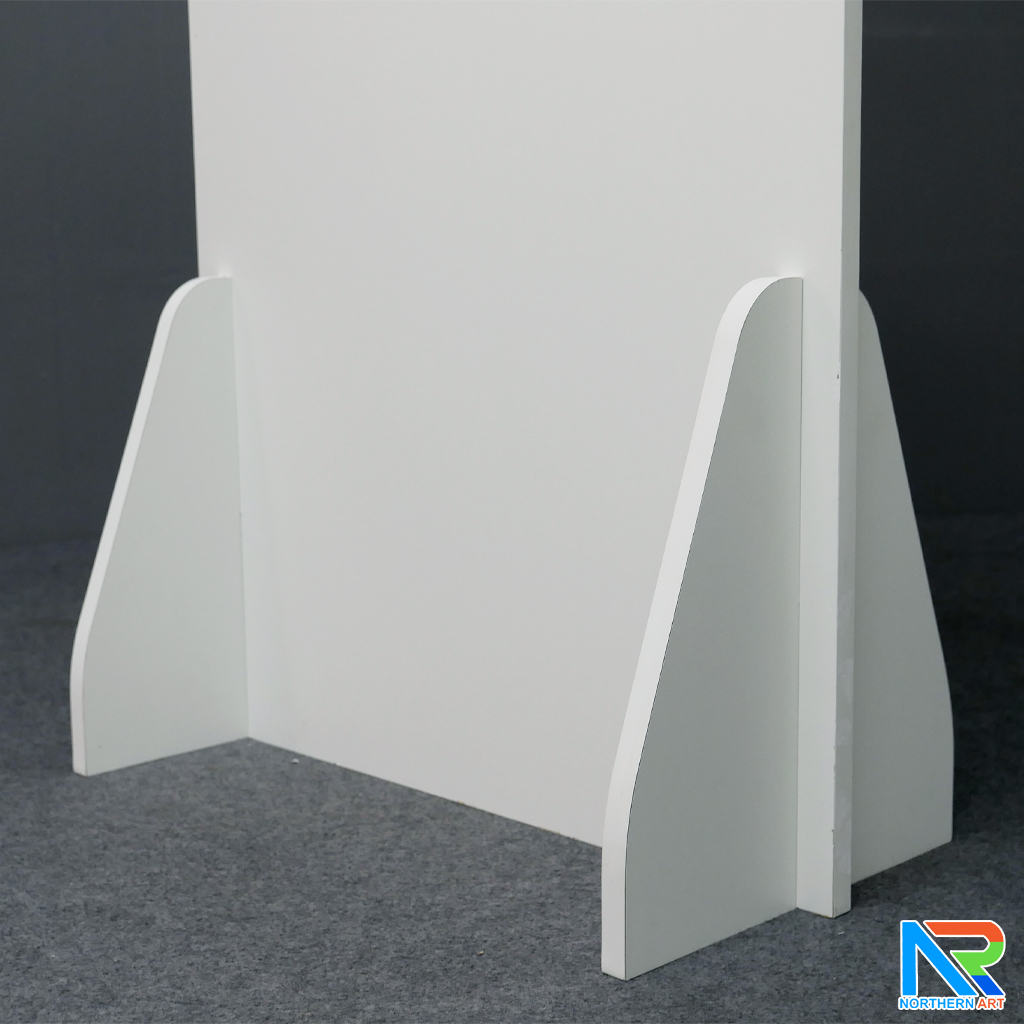 ชั้นวางสแตนดี้ไม้ MDF ปิดผิวเมลามีน ขนาด (W) 58 x (L) 30 x (H) 160 cm.