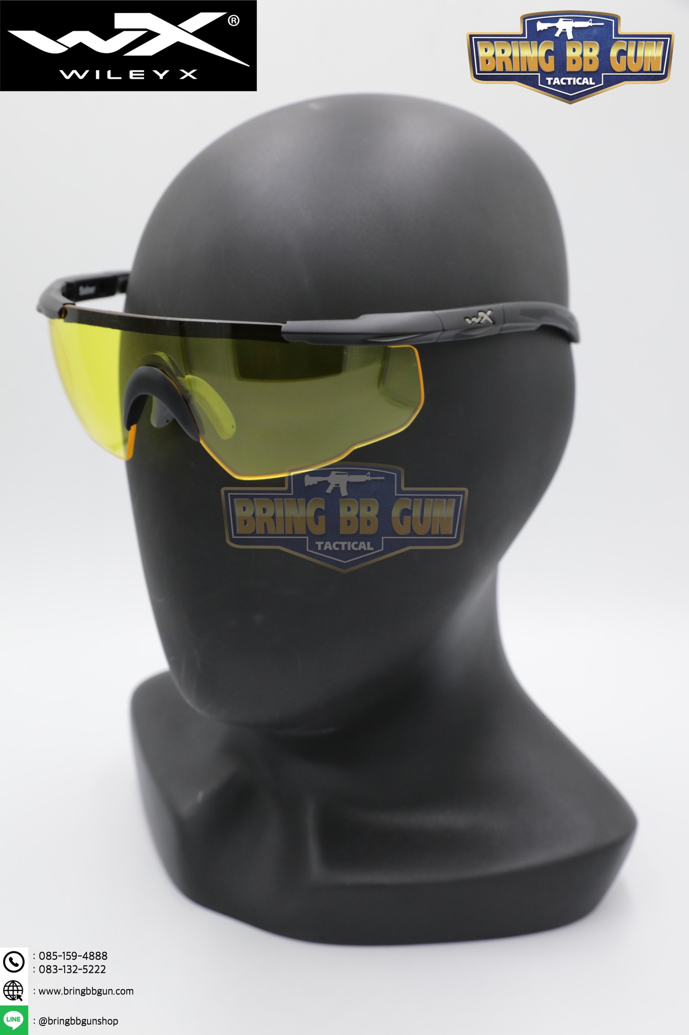 แว่นตากันแดด (แว่นตากันสะเก็ต) ยี่ห้อ WileyX รุ่น Saber Advanced 1Lens (WileyX Saber Advanced)