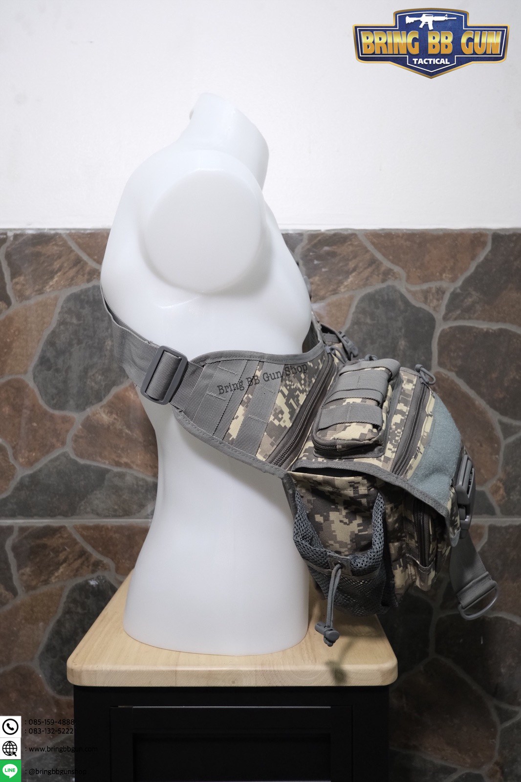 กระเป๋าสะพายข้าง-คาดอก รุ่น ทรงสามเหลี่ยม (เป้สะพายหลัง)