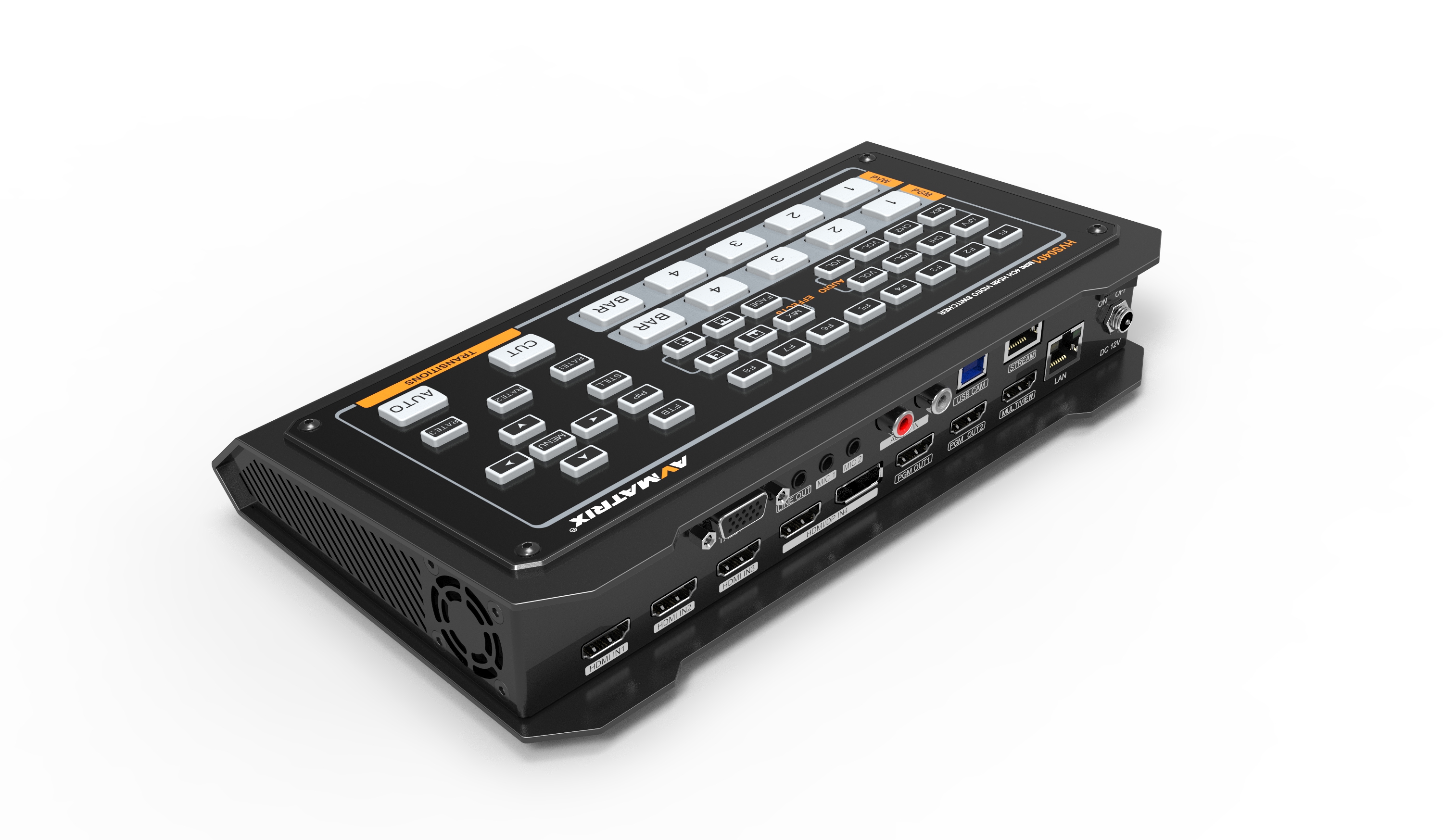 HVS0401 AVMatrix 4 CH HDMI Live Streaming Video Switcher ***สินค้าตกรุ่น