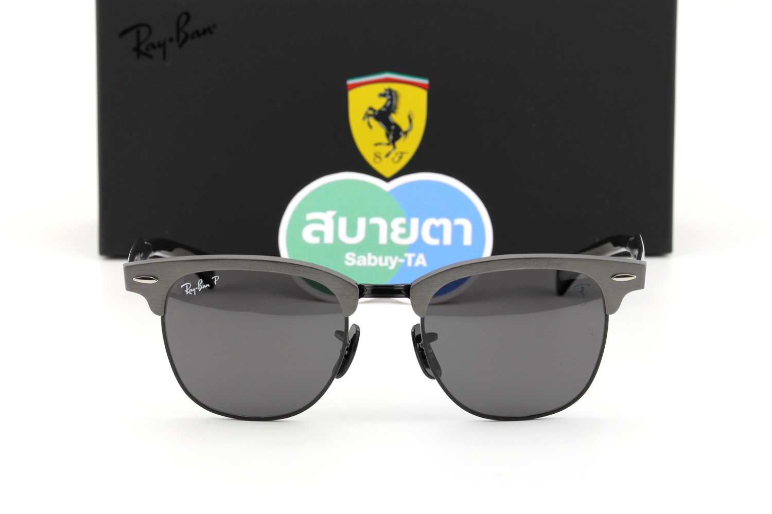 RayBan Ferrari Collection RB3807M F108K8 Polarized Lenses