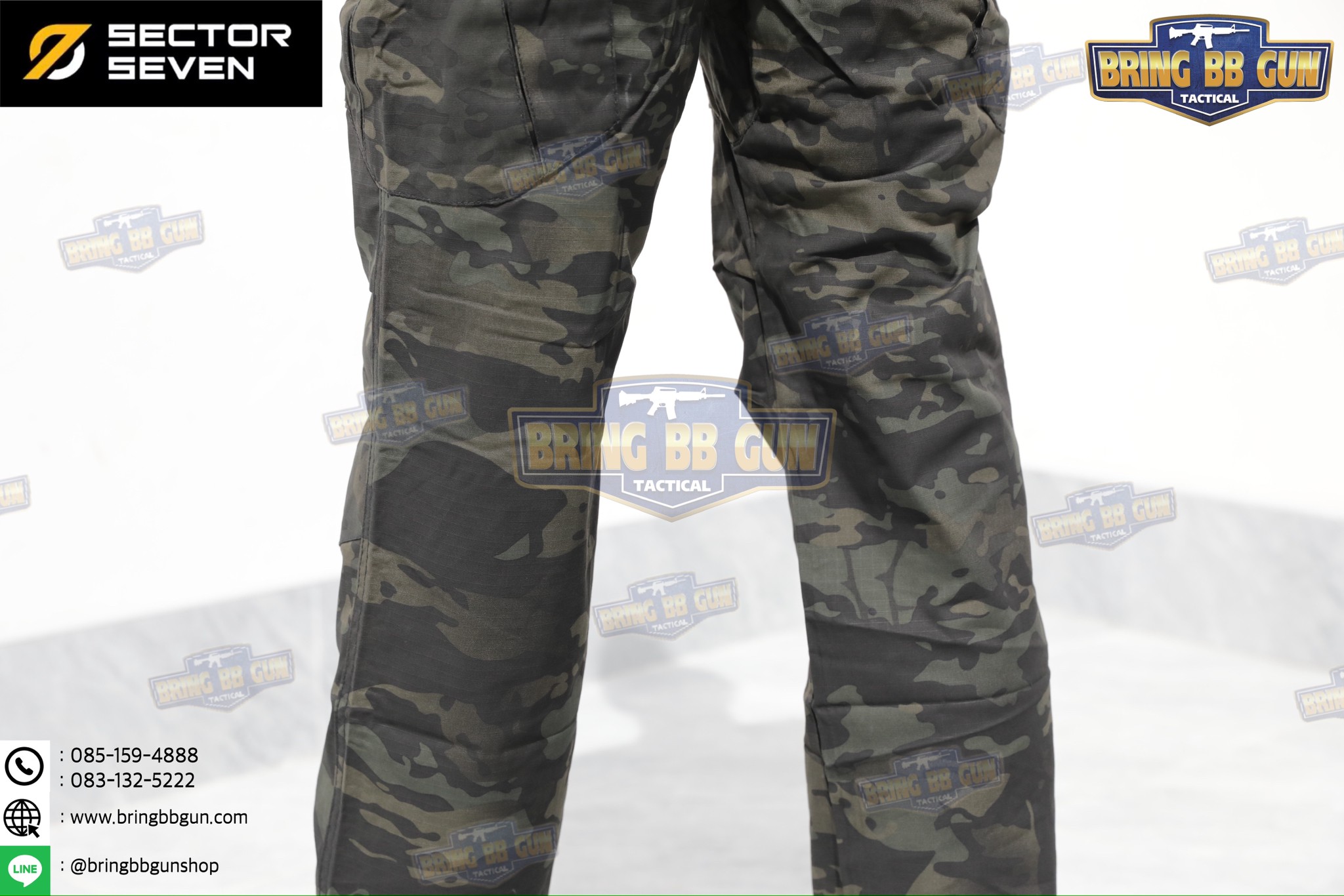 กางเกงขายาว Sector Seven รุ่น IX2 สีพราง (ผ้าตาราง) (ผ้าบาง)