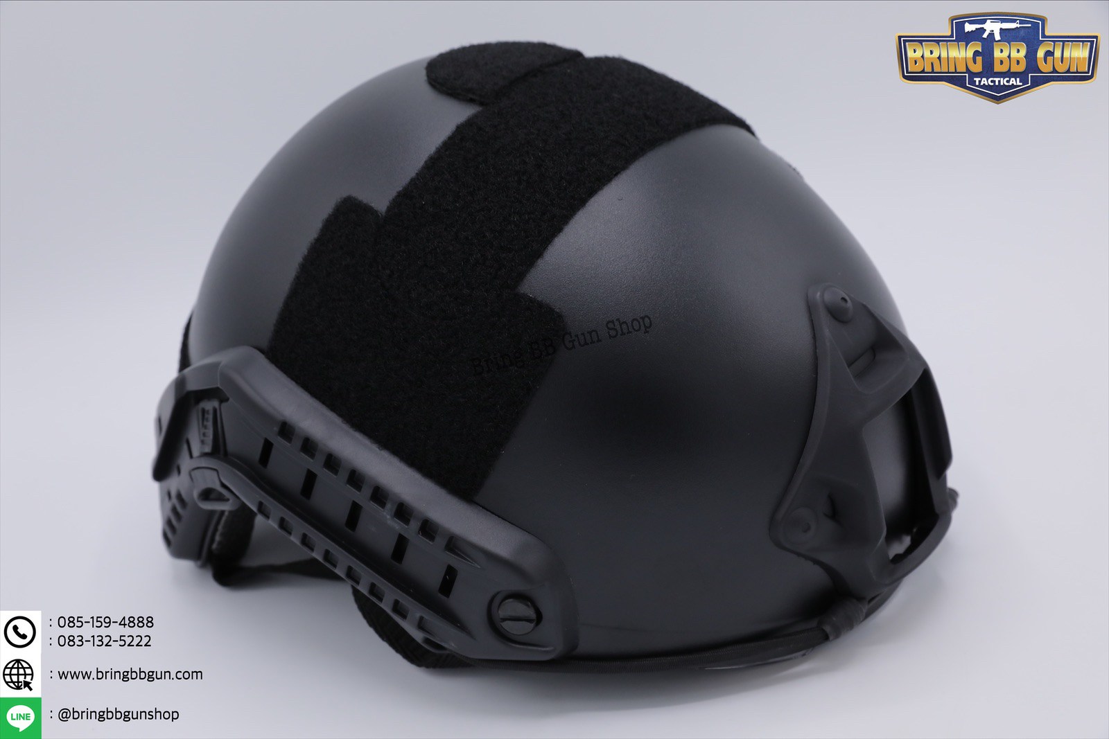 หมวกฟาสทรงเต็มใบ (Fast Helmet MH type) ยี่ห้อ Emerson รุ่น เลนส์กระจกทรงMH