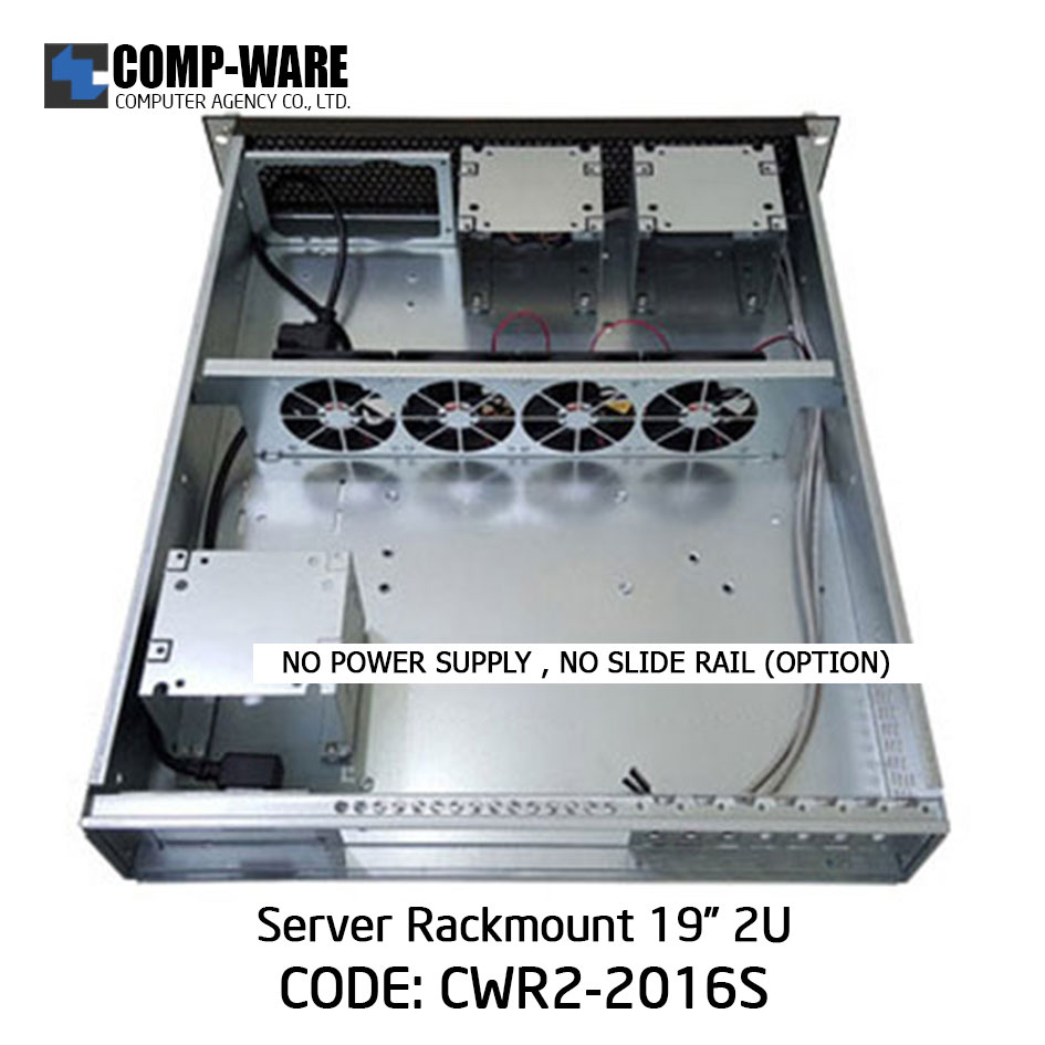 Server Rackmount 19" 2U CWR2-2016S (6-HDD Internal) ATX/2U Single Power Supply