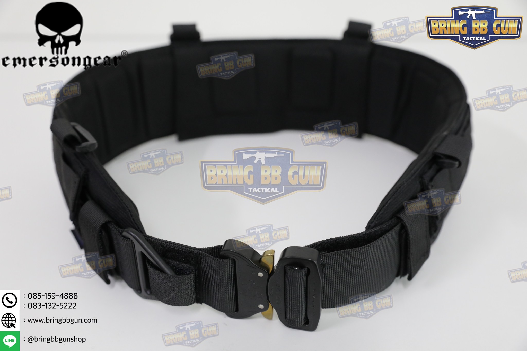 เข็มขัดยุทธวิธี รุ่น Cobra แบบมีนวม ยี่ห้อ Emerson (EmersonGear COBRA Battle Belt) (Battle Belt) (War Belt)