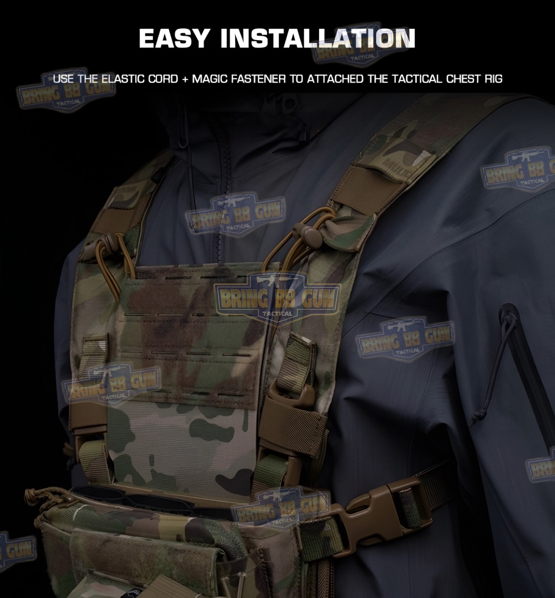 แผงเสริมหน้าอก Chest Rig (Chest Rig Mag Holder Attachment)