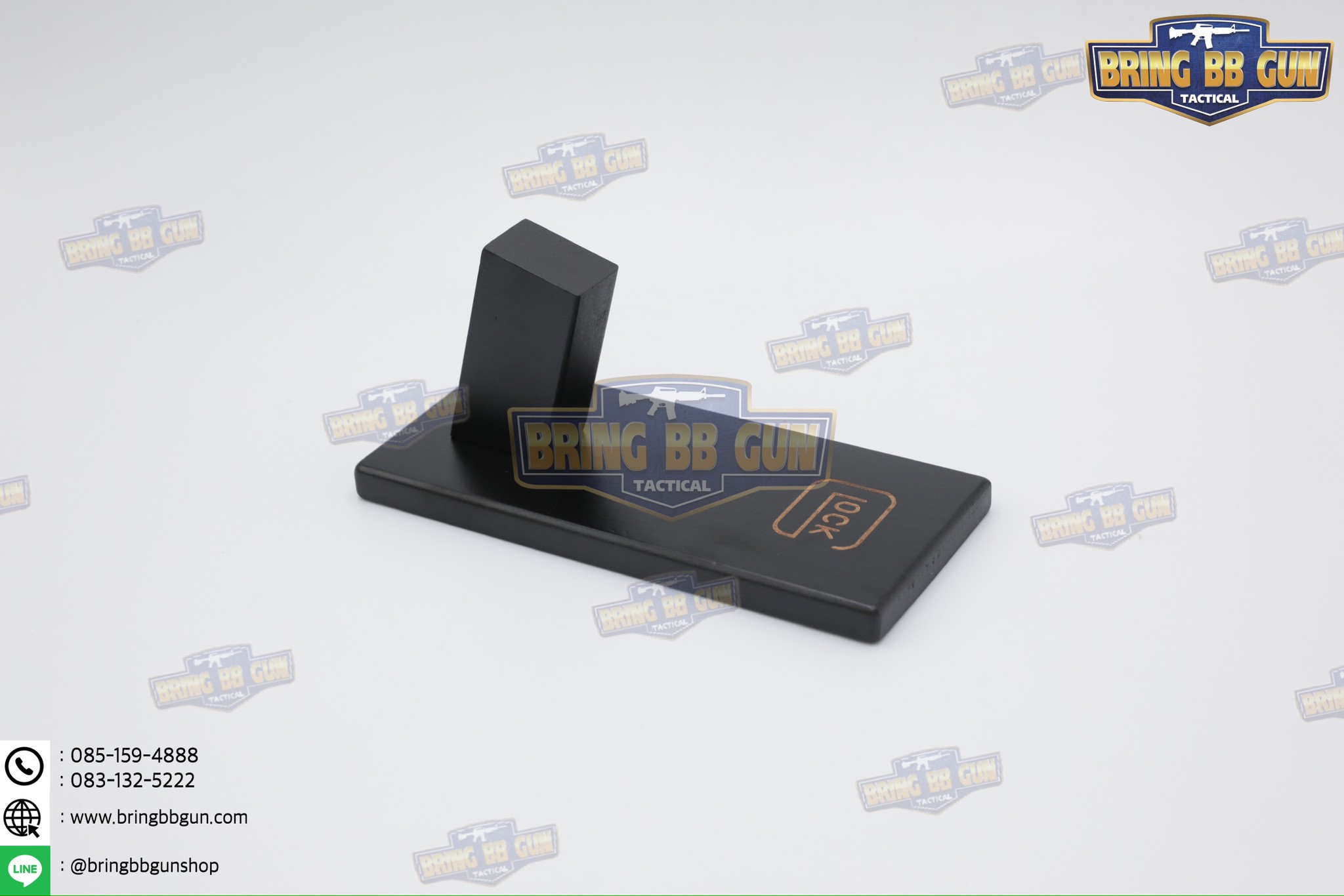 ขาตั้งปืนสั้น Glock (งานไม้)