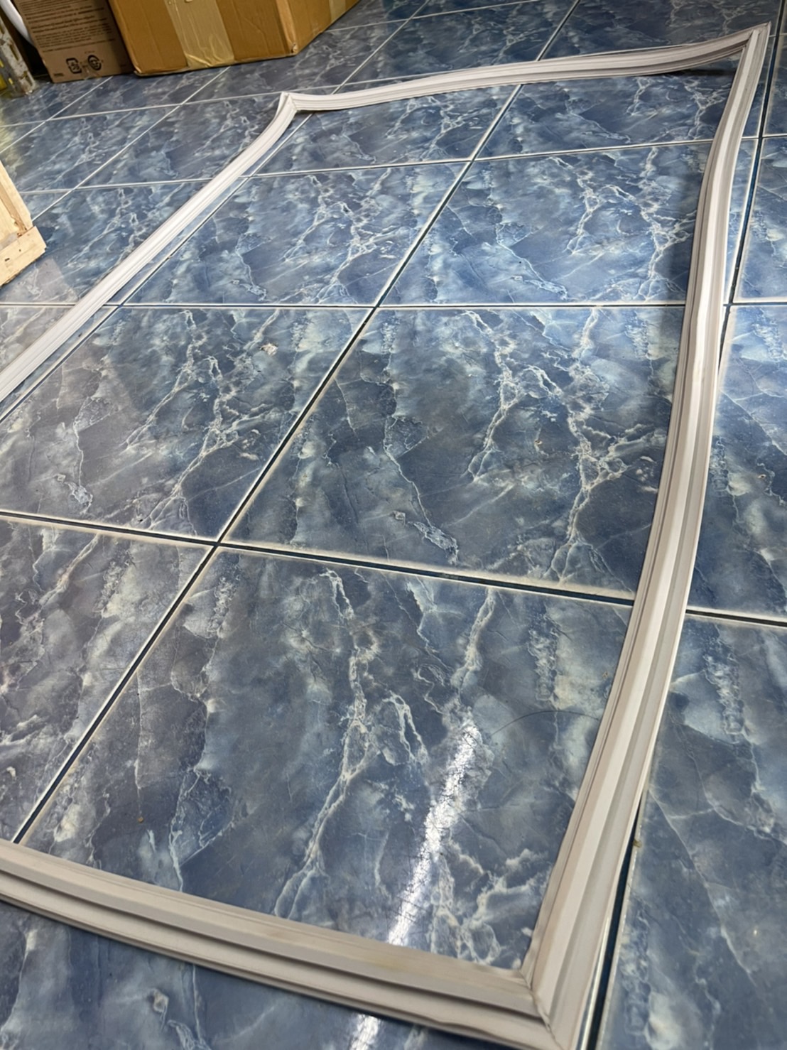 0000950 ขอบยาง ประตู ตู้เย็น Sharp ชาร์ป รุ่น SJ-D43F9 (ขอบล่าง) ยางขอบประตูตู้เย็น ขอบยางประตู ตู้เย็น 2 ประตู