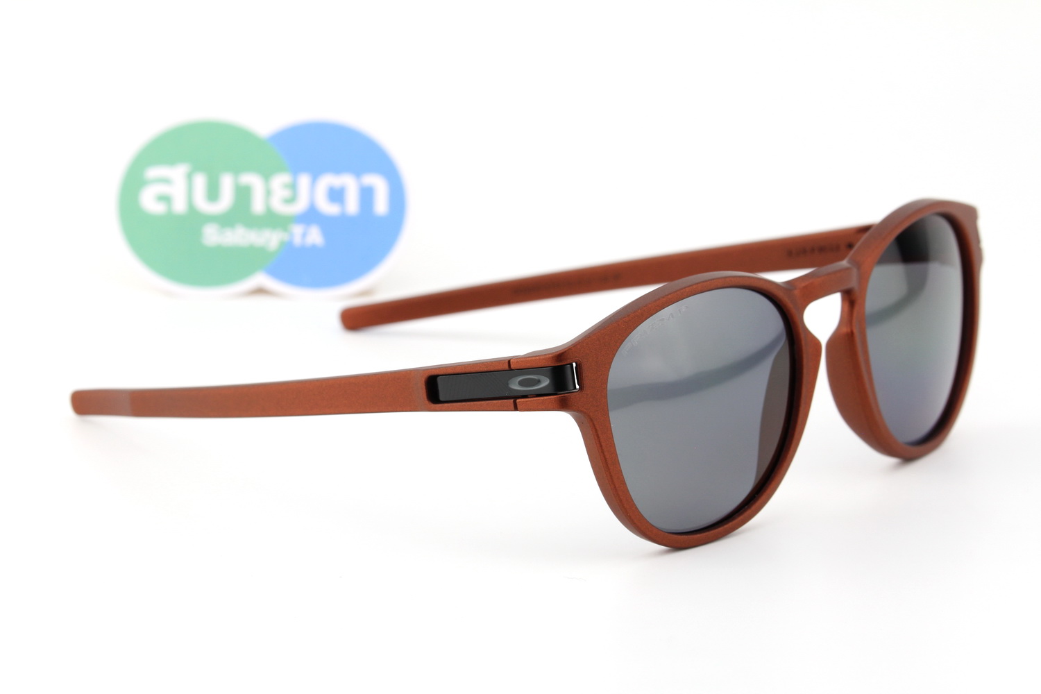 Oakley LATCH (A) Matte Fire Orange / Prizm Grey Polarized SKU#OO9349-57