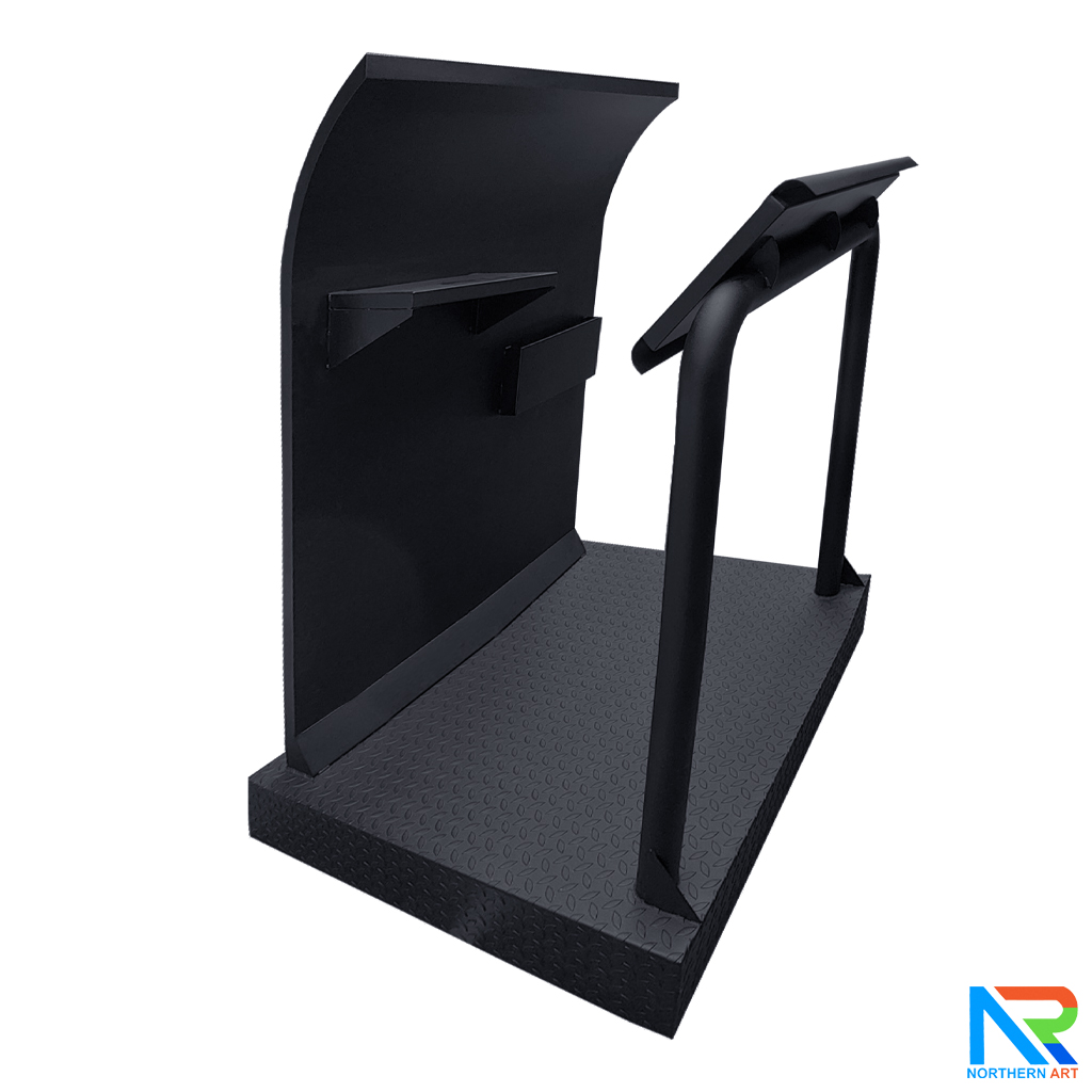 โพเดียมรปภ. เหล็กรุ่น GR-02 ขนาด (W) 85 x (L) 85 (H) 135 ซม. แข็งแรง ทนทาน ( สั่งผลิตสีที่ต้องการได้ )