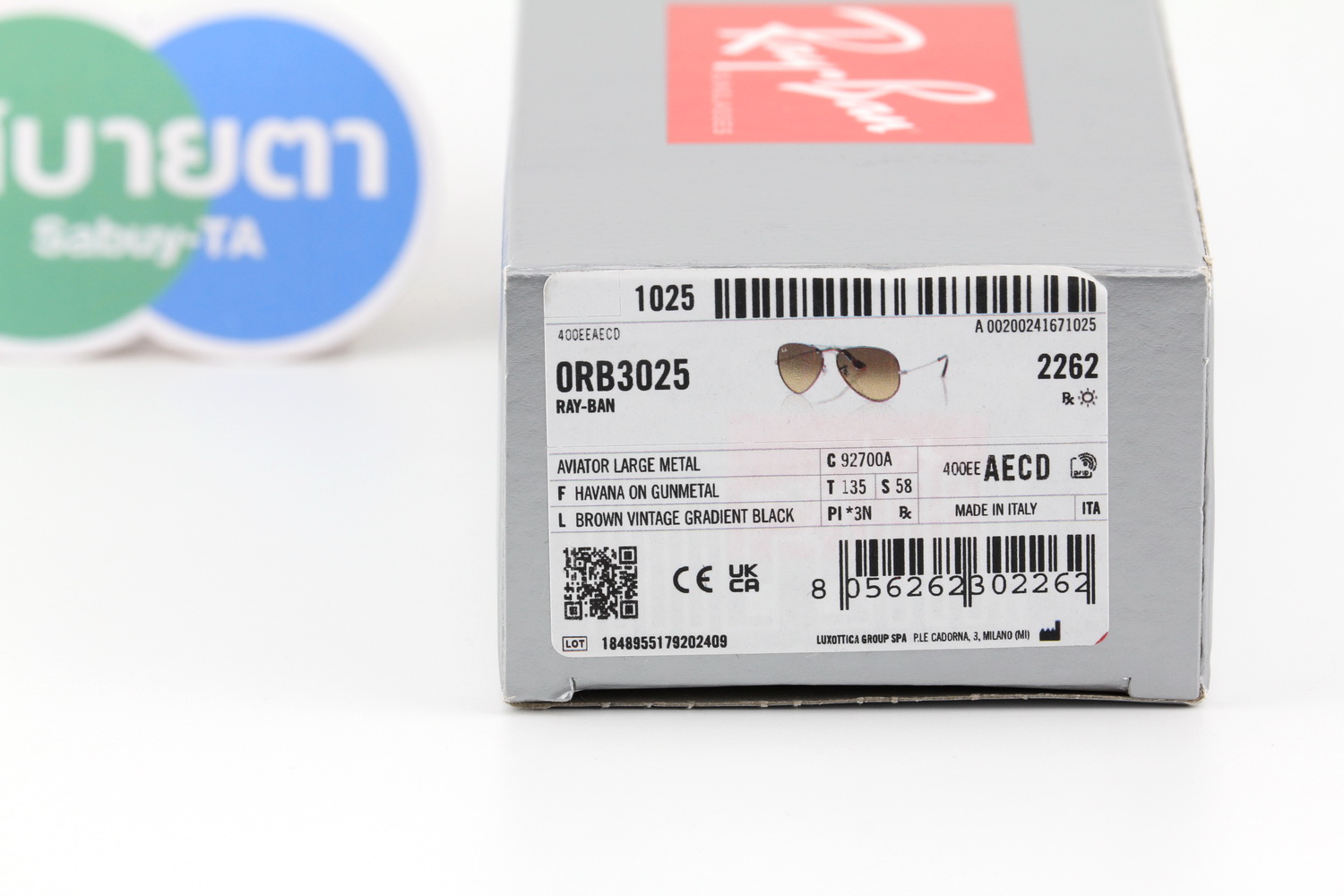 RayBan Aviator Large Metal RB3025 92700A