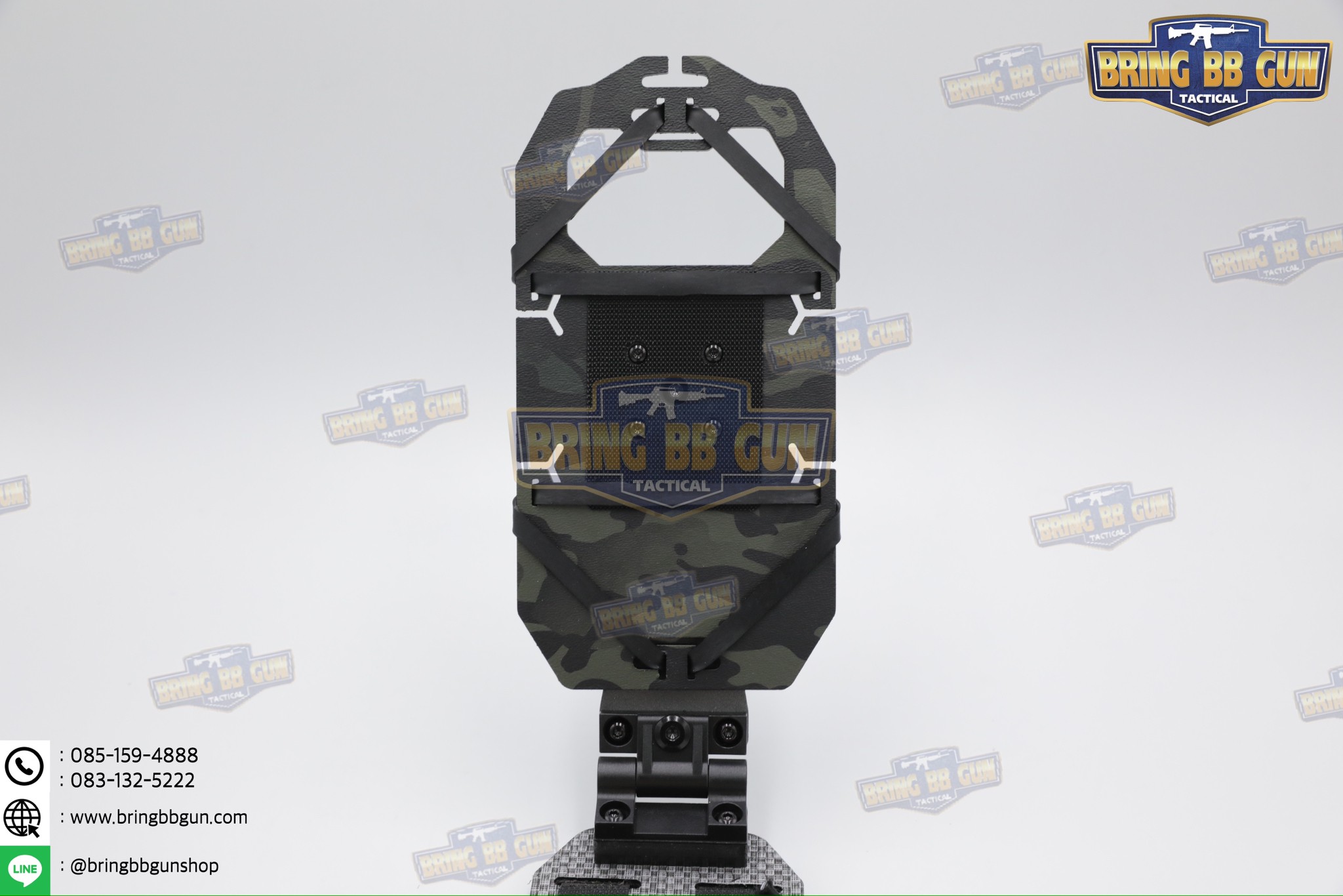 Tactical Rotating Phone Holder เคสโทรศัพท์ติดเสื้อเวส แบบปรับองศาได้ (Folded Navigation Board) (Tactical MOLLE Phone Holder) (Navboard Fliplite Chest Smartphone Mount)