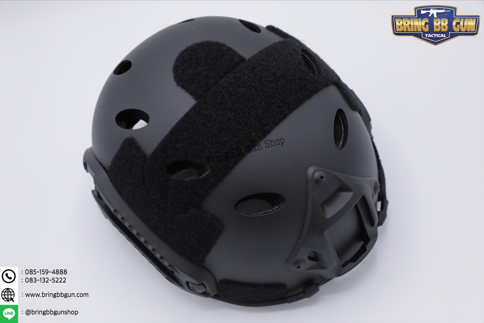 หมวก Fast (หมวกฟาส) (Fast Helmet PJ type) รุ่น Standard-pound holes