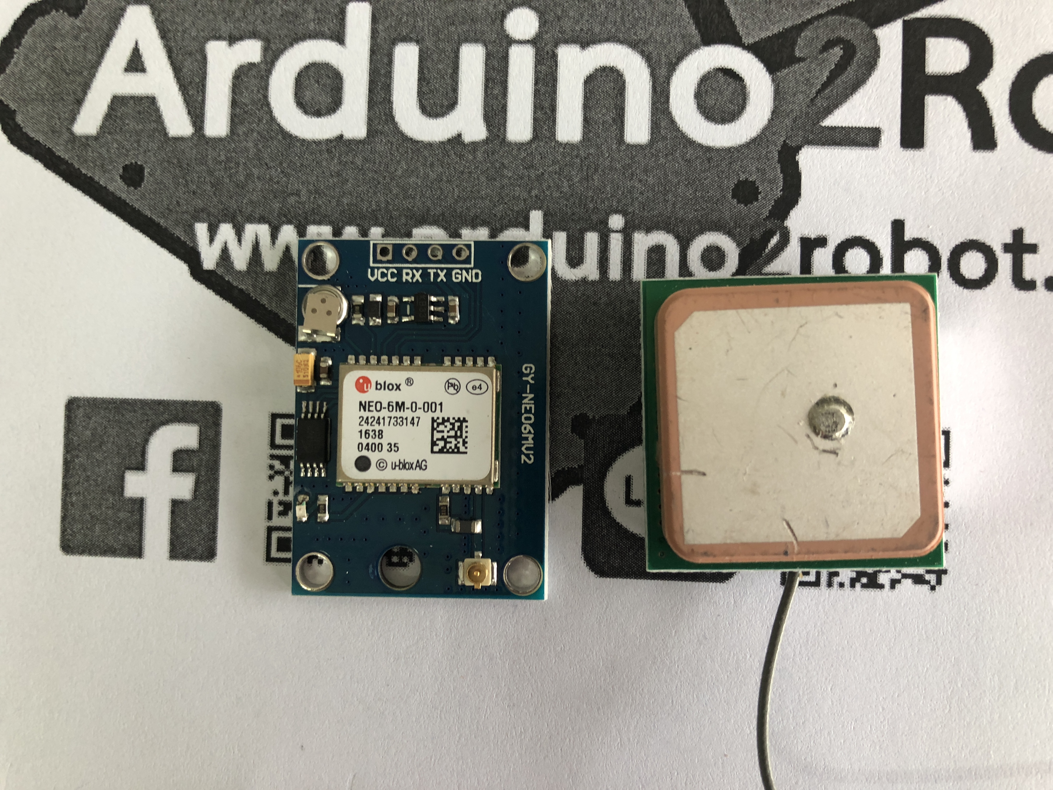 NEO-6M Ublox/u-blox Ublox NEO-6MV2 GPS Module GY-GPS6MV2 พร้อมสายอากาศ