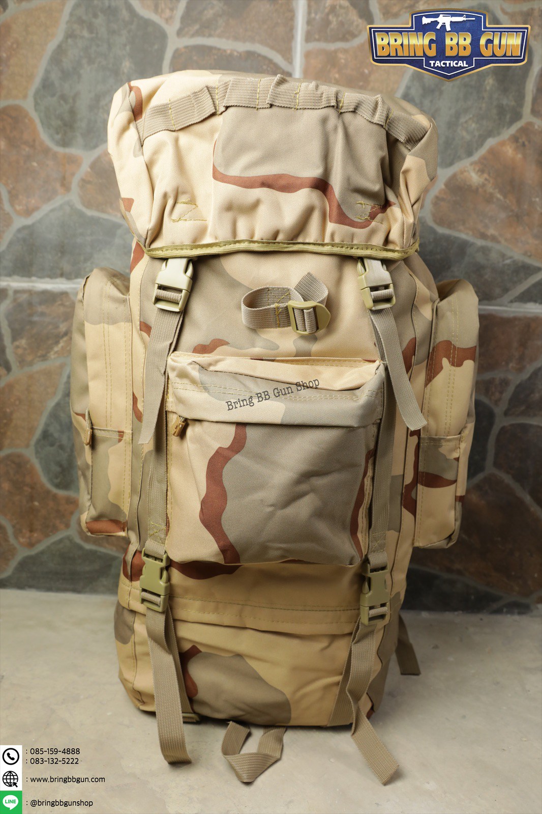 กระเป๋าเป้ รุ่นโครงเหล็ก