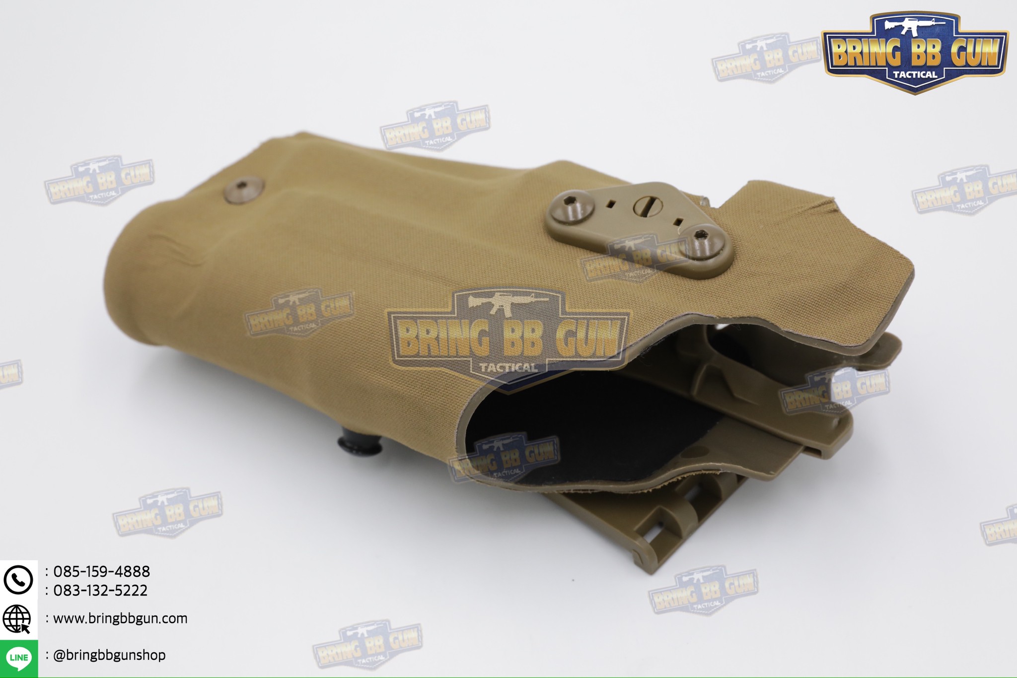 ซองปืนพกนอกปลดนิ้วโป้ง สำหรับGlock และ ไฟฉาย (Glock 17 + X300) ◾มือซ้าย◾