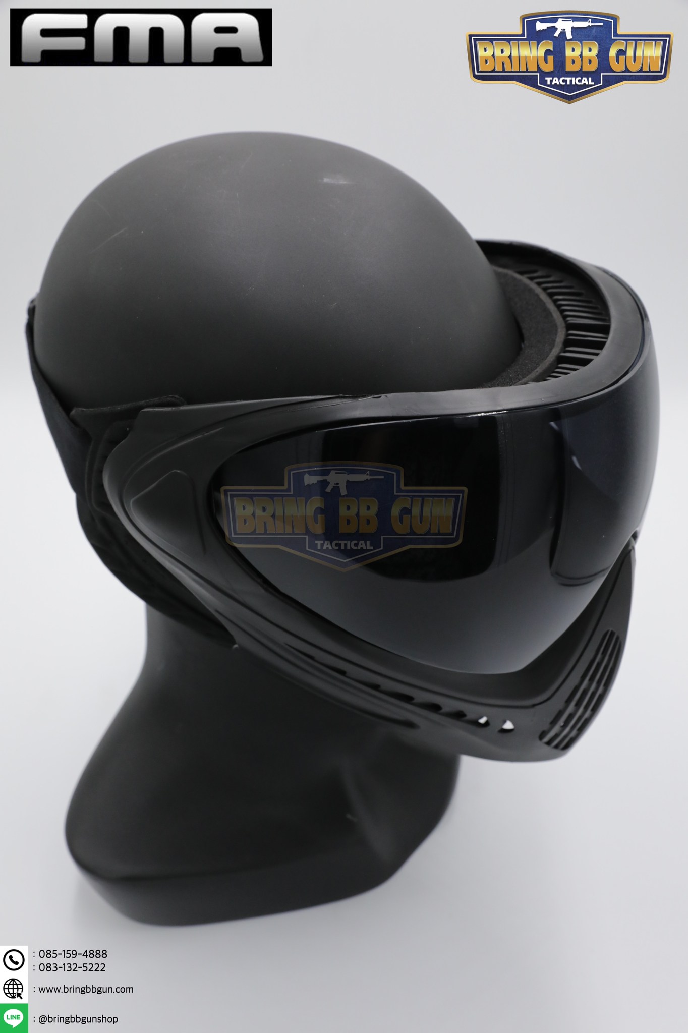 หน้ากาก F1 ยี่ห้อ FMA รุ่น เลนส์ 1 ชั้น